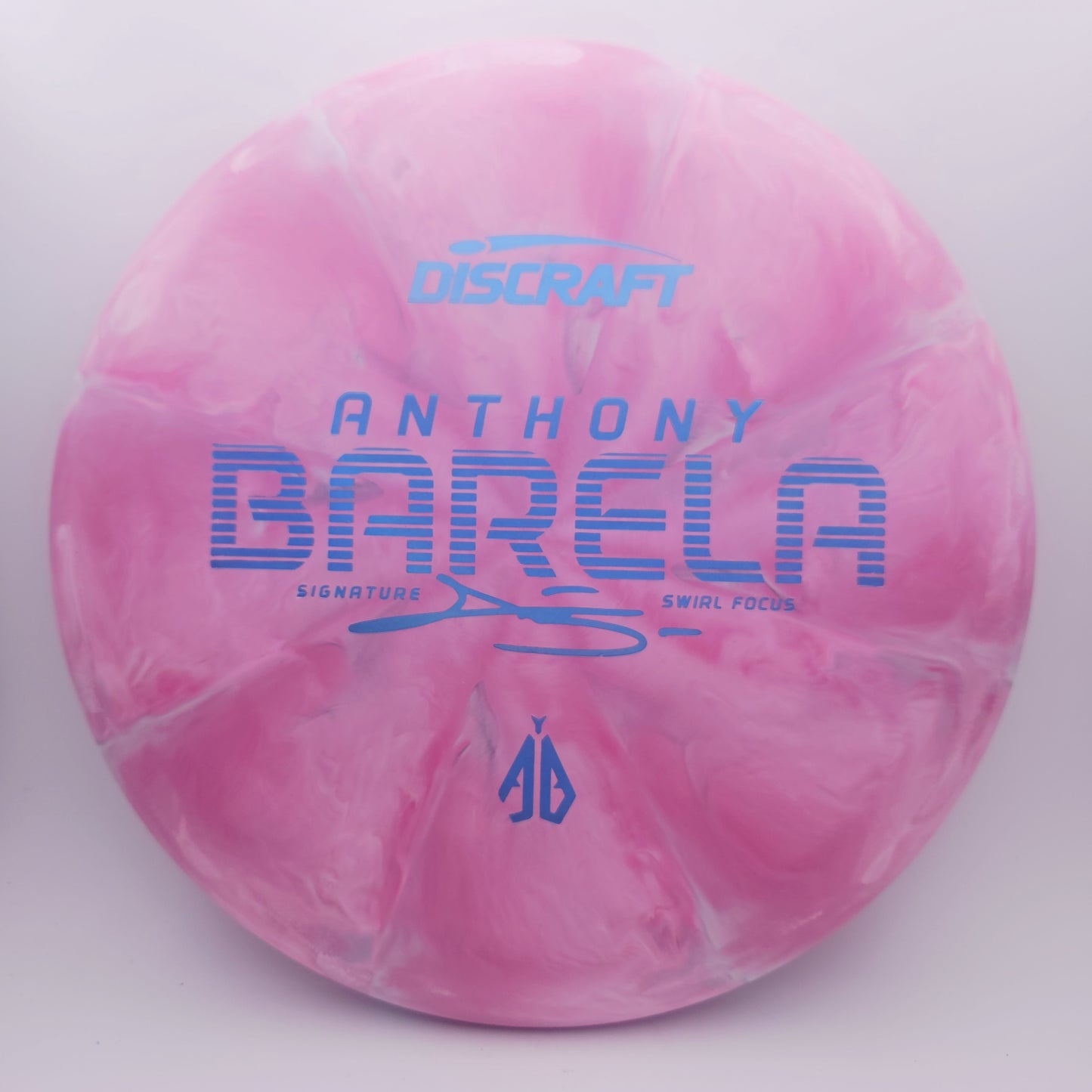#14507 173-174g Pink, Anthony Barela Swirl CT Focus