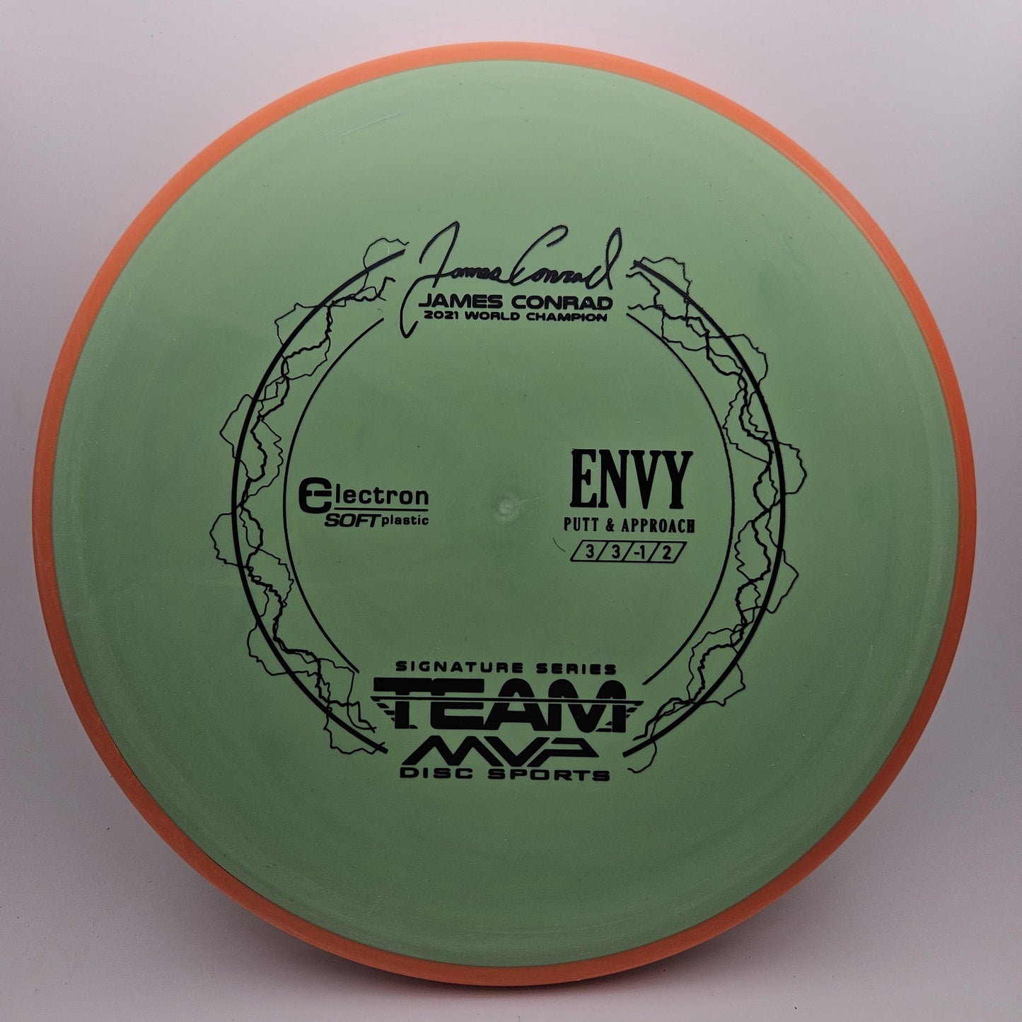 #6021 166g Green / Orange Electron Soft Envy