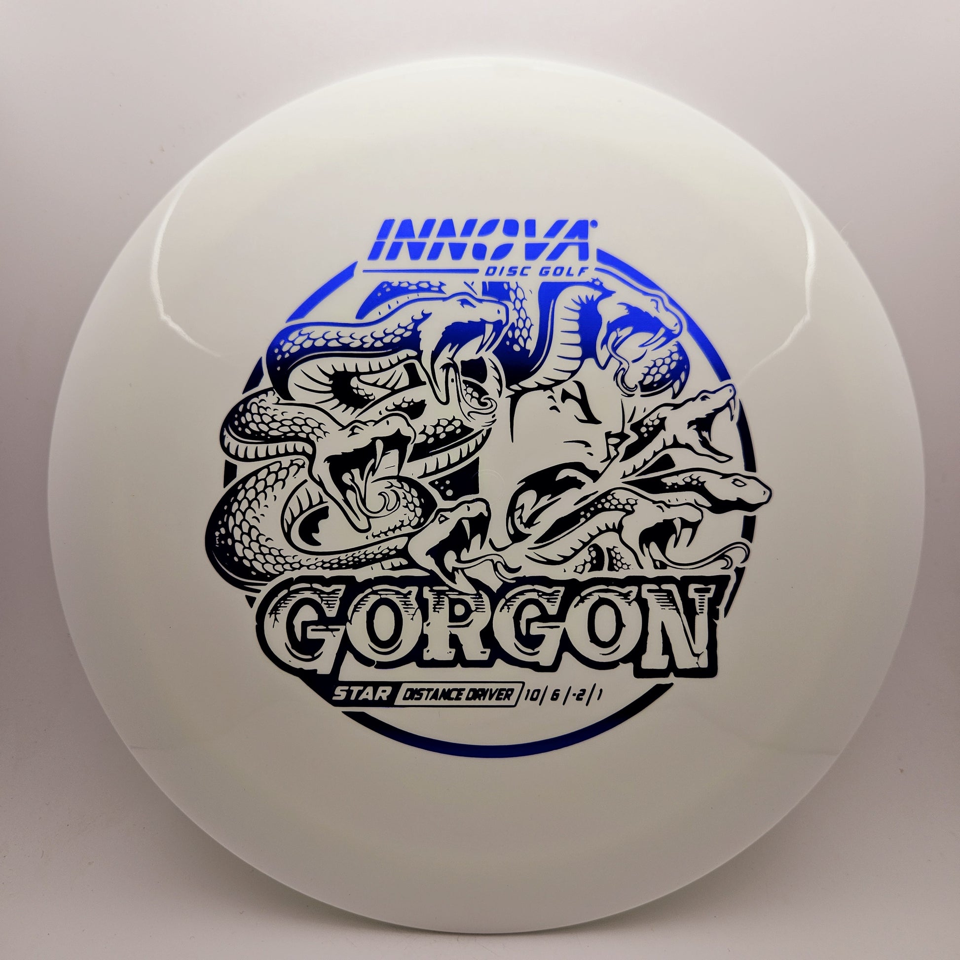 #12044 173-175g White Star Gorgon
