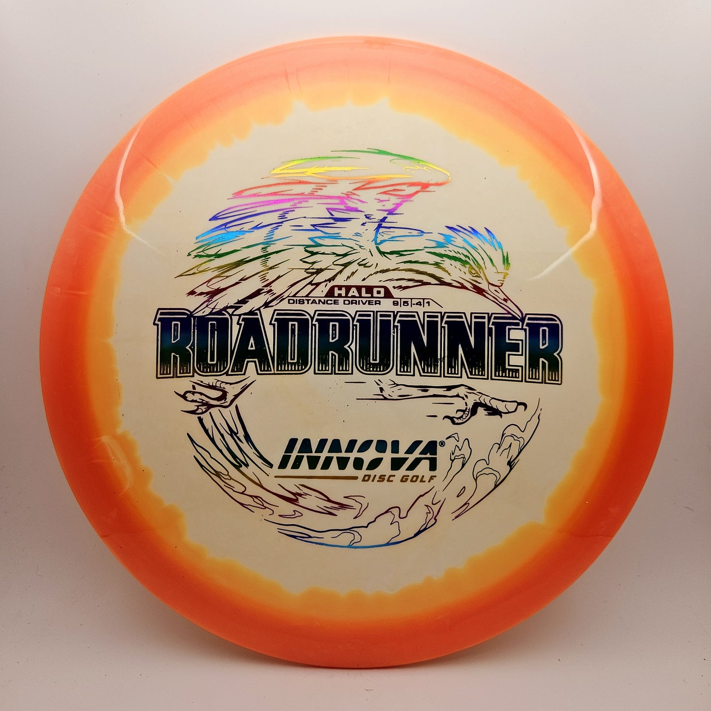 #10657 161g Orange / White Halo Star Roadrunner