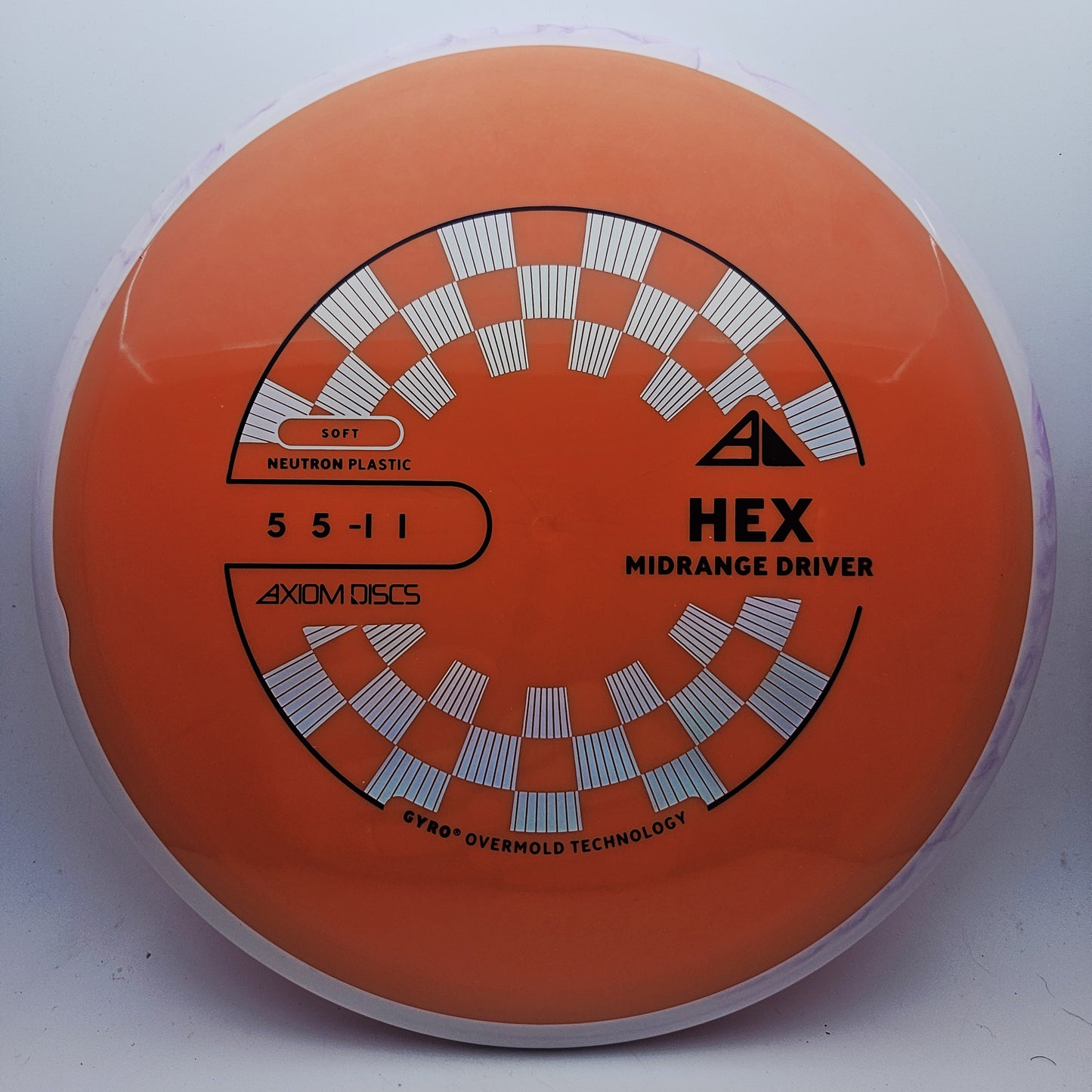 #17869 176g Orange / Off-White PLC Soft Neutron Hex
