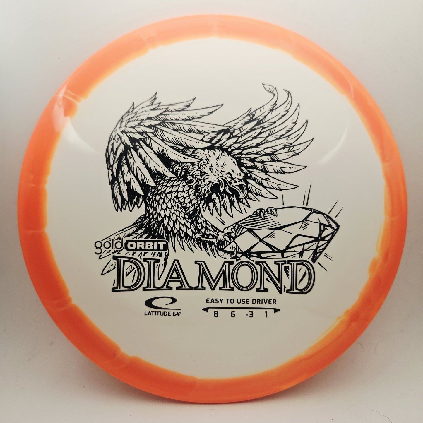 #20103 157g Orange Gold Orbit Diamond