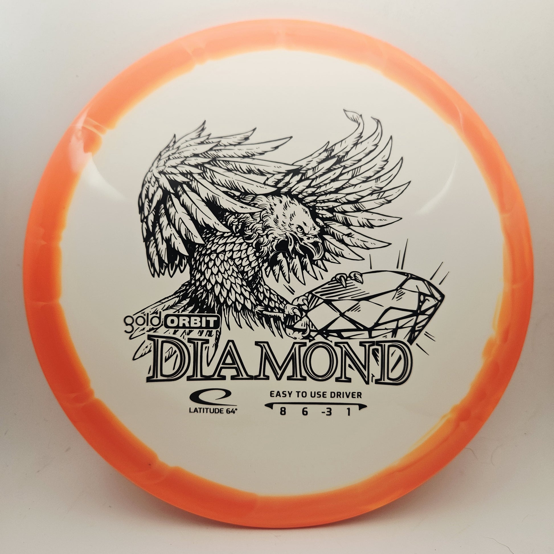#20103 157g Orange Gold Orbit Diamond