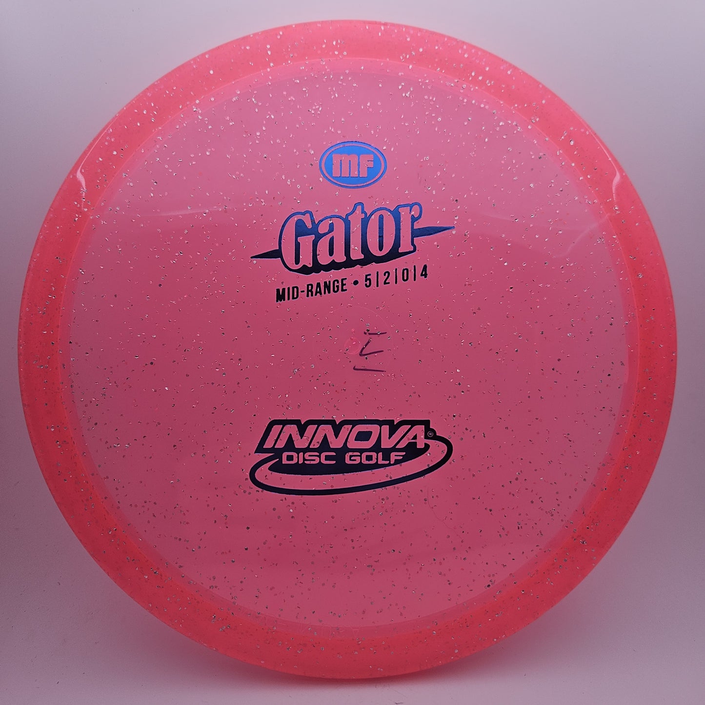 #10141 171g Pink Champion Metal Flake Gator