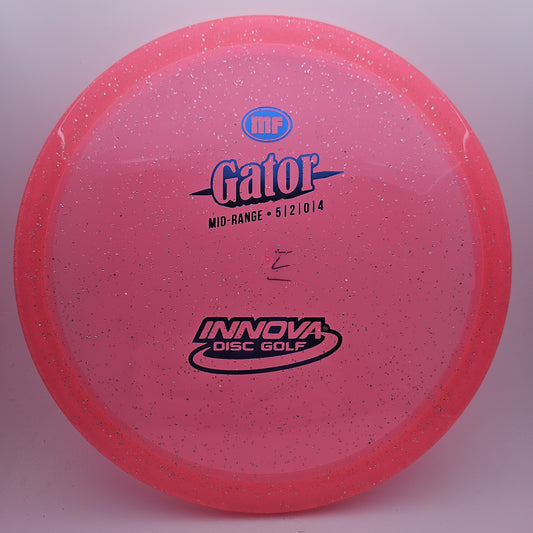 #10141 171g Pink Champion Metal Flake Gator