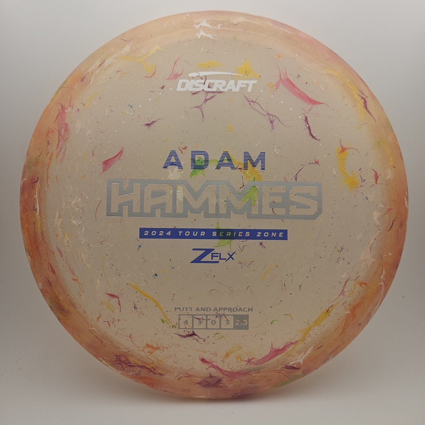 #7689 173-174g Peach, Adam Hammes Tour Series Jawbreaker Z Flx Zone