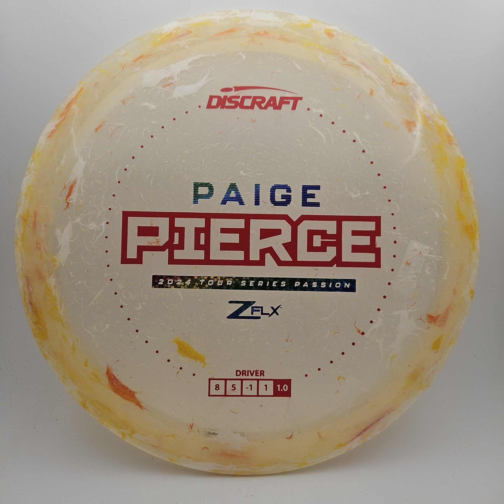 #7233 170-172g Orange, Paige Pierce Tour Series Jawbreaker Z Flx Passion