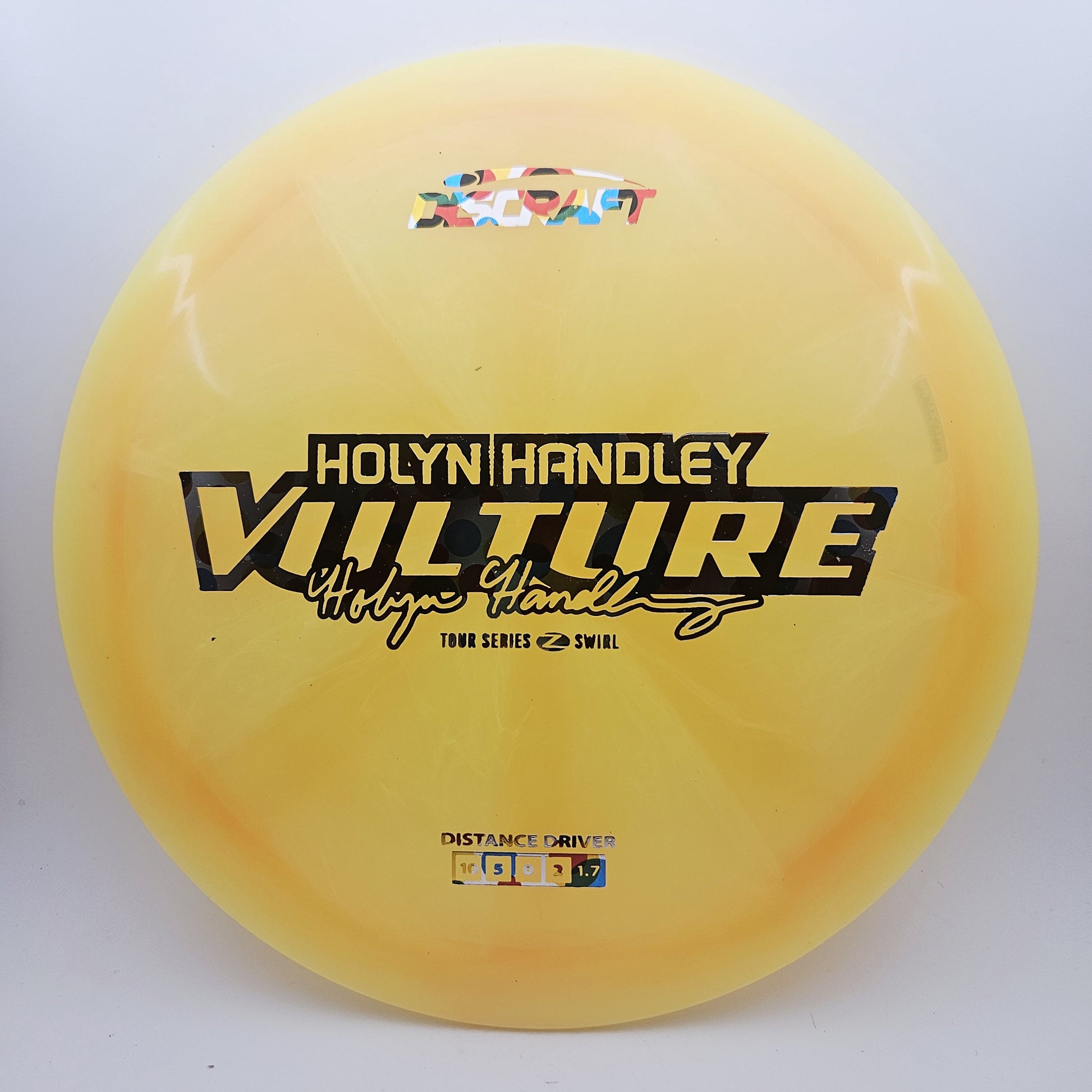 #12859 173-174g Yellow, Holyn Handley Tour Series 2025 Z Swirl Vulture