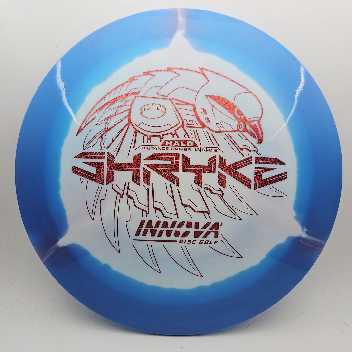 #14790 167g White / Blue Halo Star Shryke