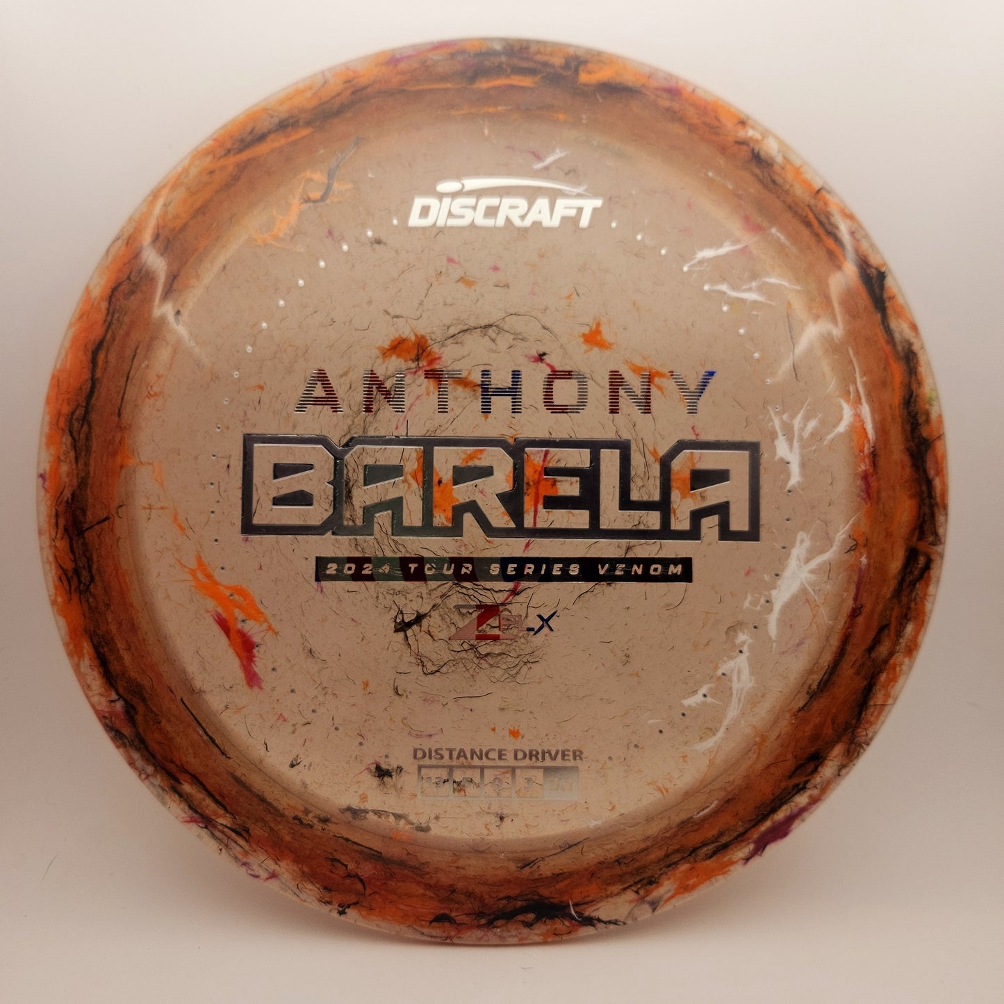 #10612 170-172g Orange, Anthony Barela Tour Series Jawbreaker Z Flx Venom