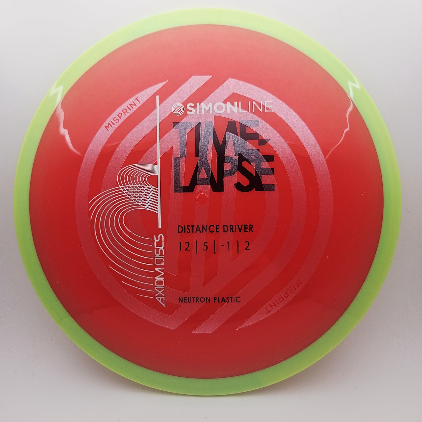 #17356 174g Red / Green Misprint Neutron Time-Lapse