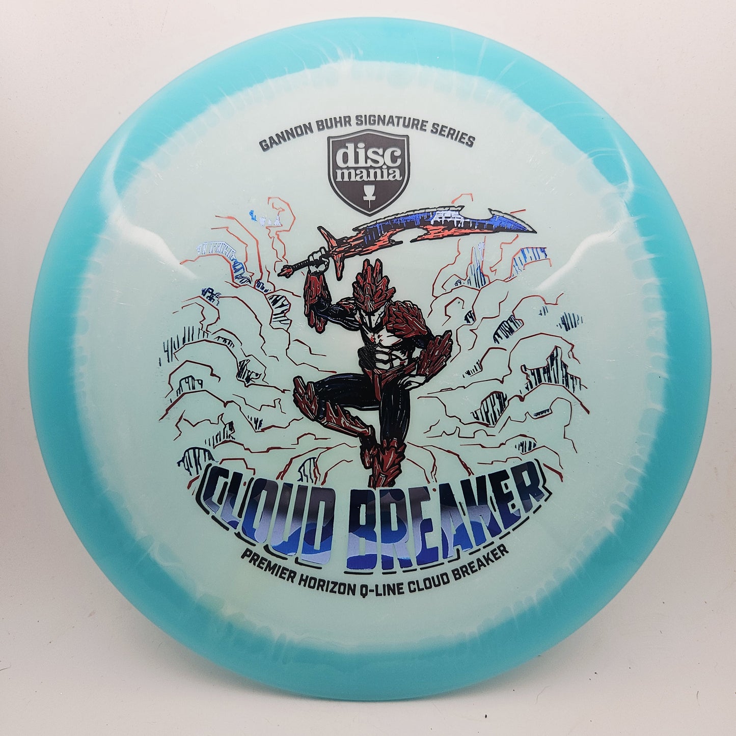 #19583 175g White / Turquoise, Gannon Buhr Signature Series Premier Horizon Q-Line Cloud Breaker - Gannon Buhr Signature Series Premier