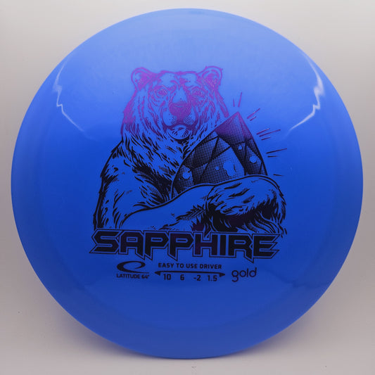 #8742 163g Blue Gold Sapphire