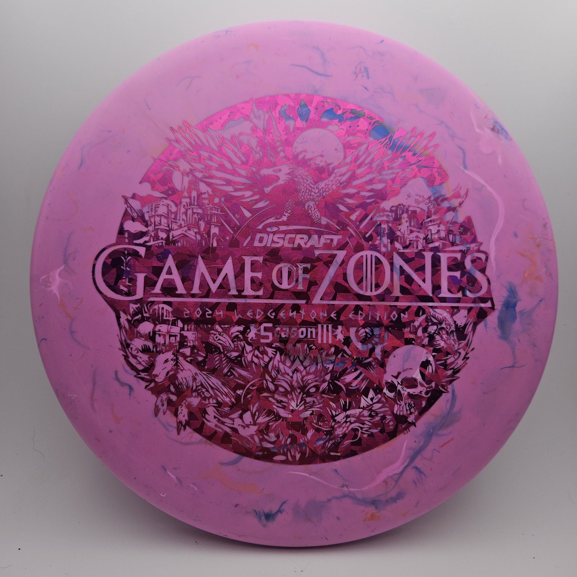 #6389 174g Pink, Ledgestone 2024 Jawbreaker Glo Zone - Ledgestone 2024