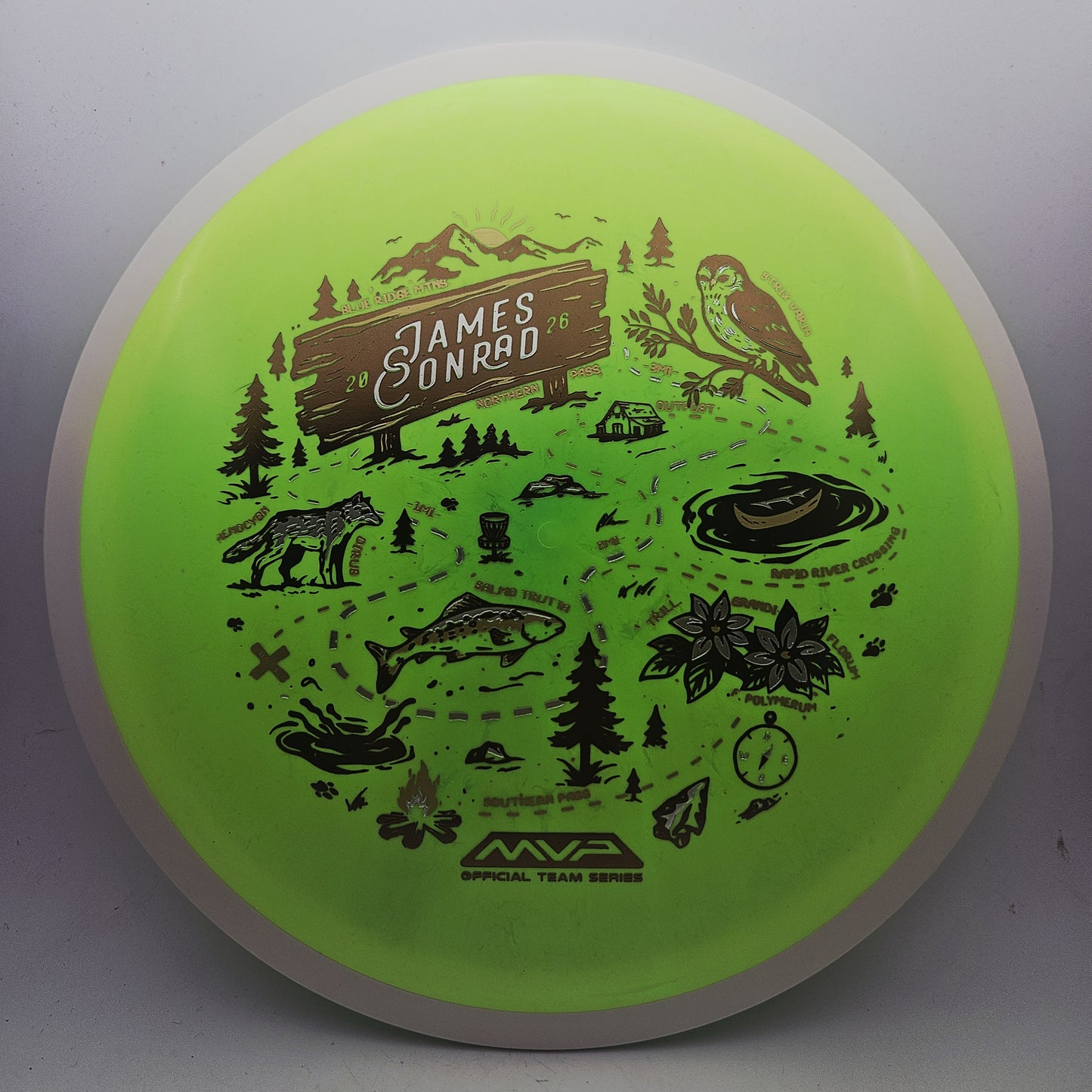 #18830 159g Dayglo, James Conrad Team Series Fission Trail - James Conrad Team Series