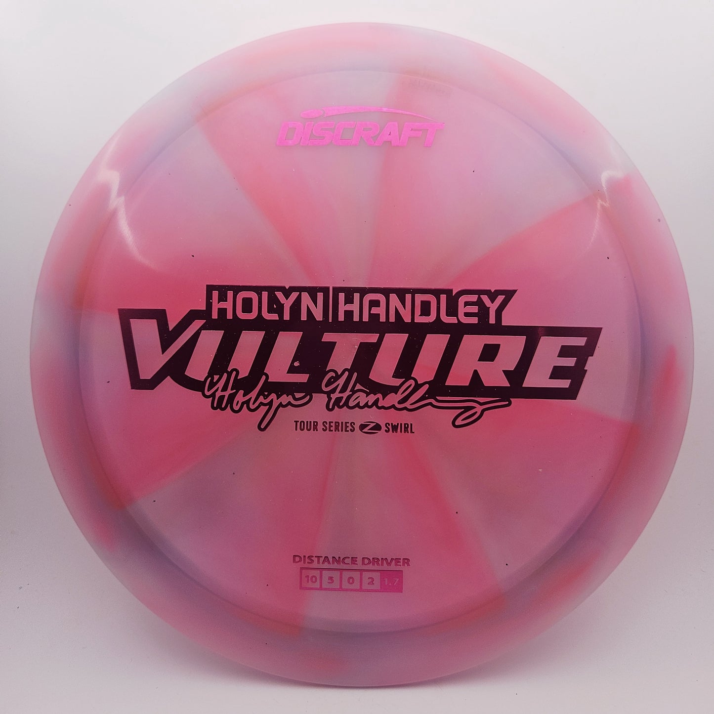 #16020 173-174g Pink, Holyn Handley Tour Series Z Swirl Vulture