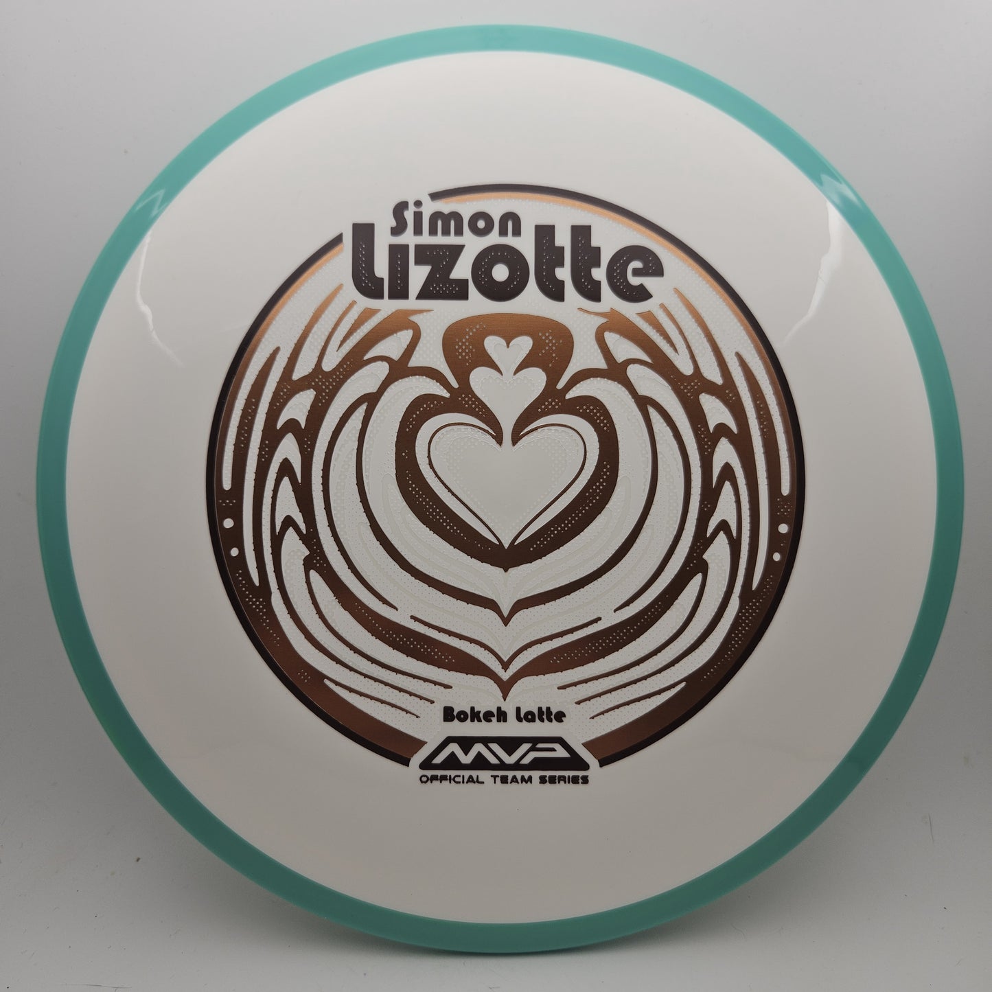 #18022 168g White / Teal, Simon Lizotte Team Series - Bokeh Latte Neutron Bokeh - Simon Lizotte Team Series - Bokeh Latte