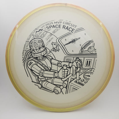 #17050 173g Orange / Blue Glow, Space Race 2025 Particle Eclipse Crave