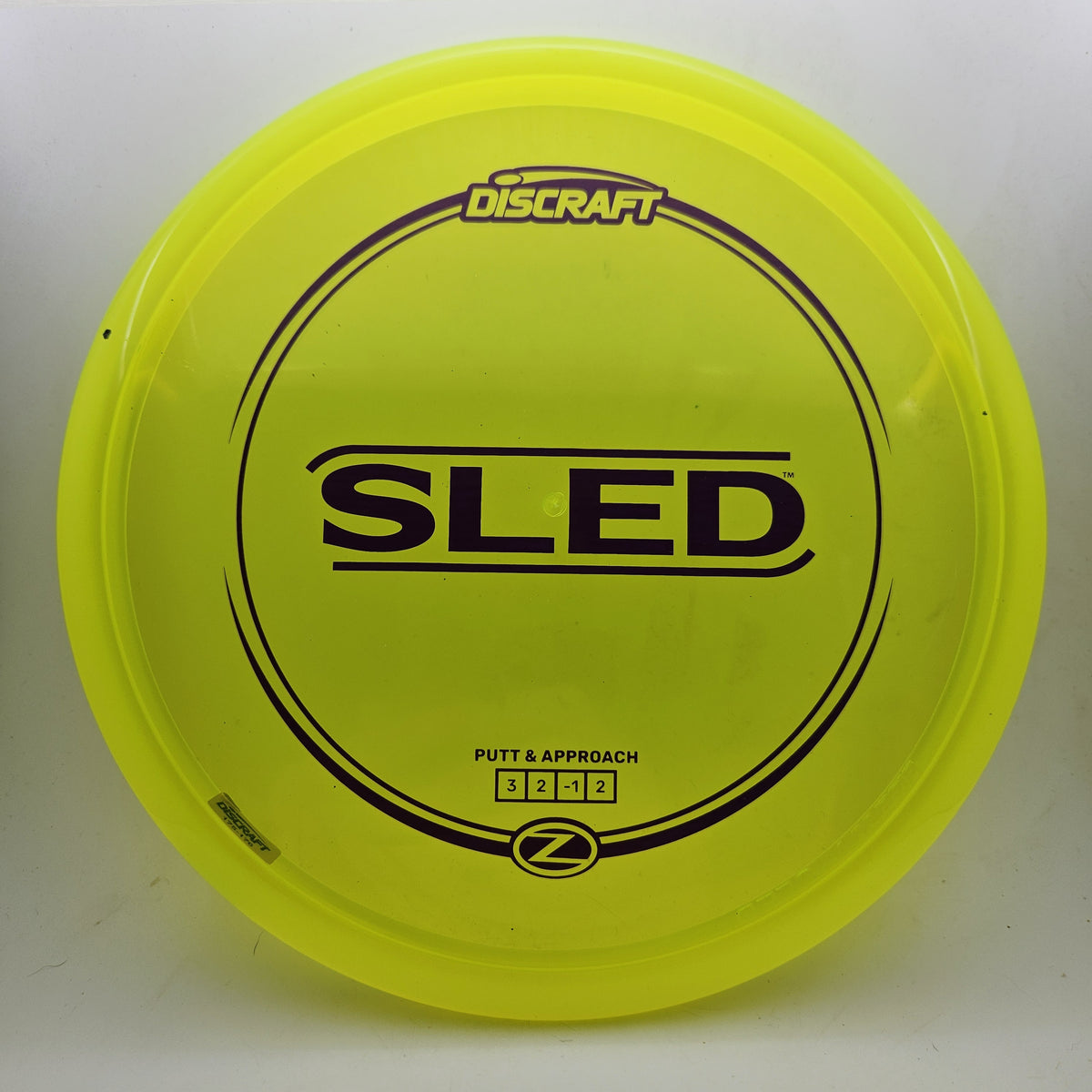 #20606 175-176g Yellow Z Sled