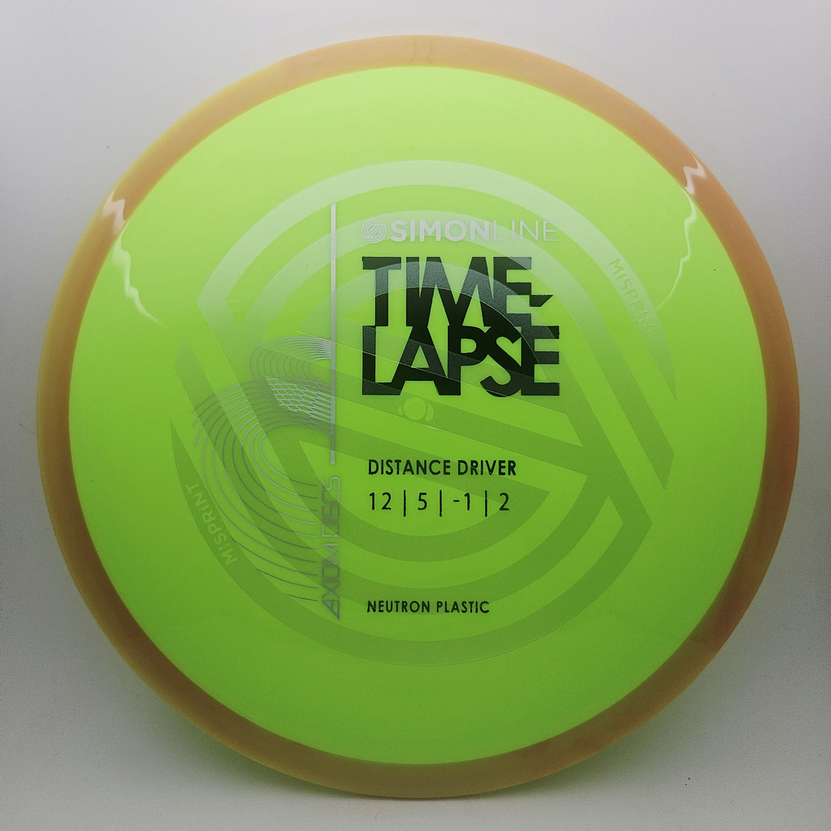 #17352 174g Dayglo / Orange Misprint Neutron Time-Lapse
