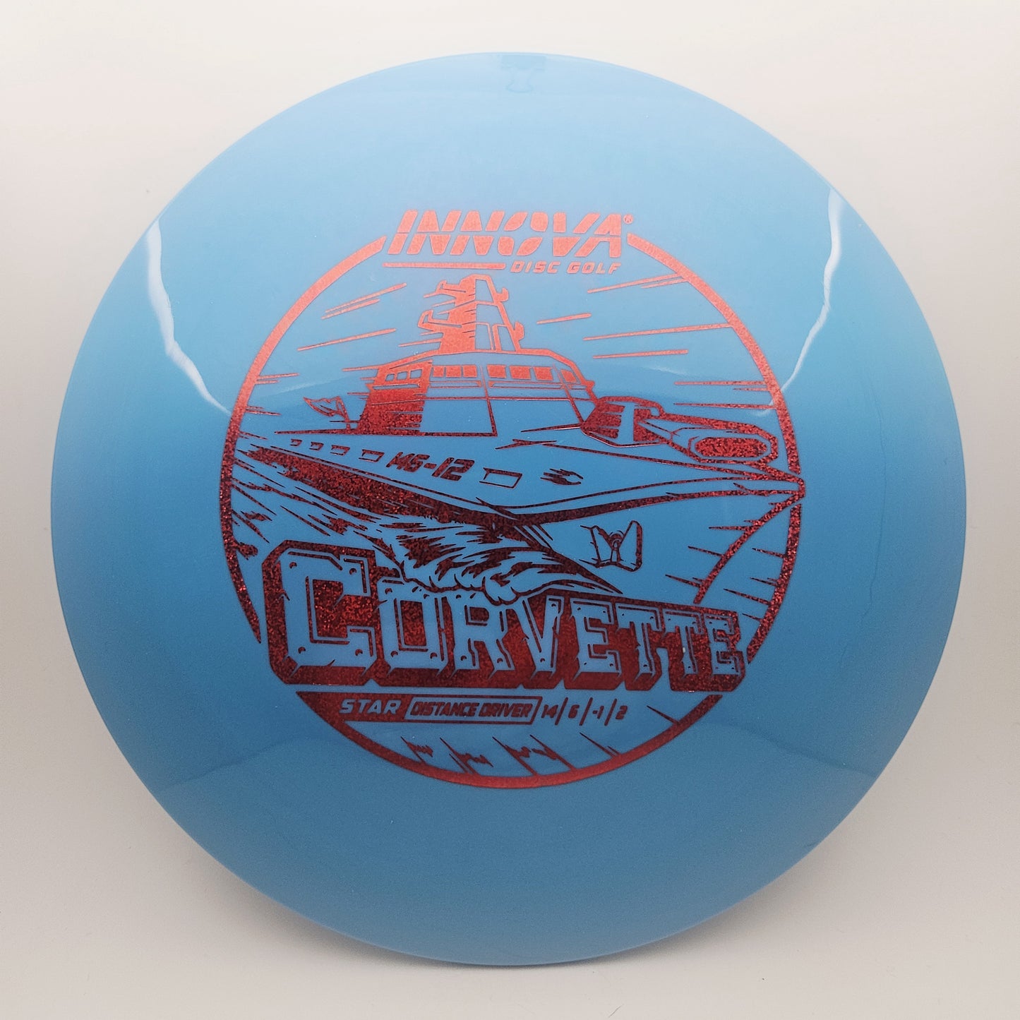 #17338 171g Blue Star Corvette