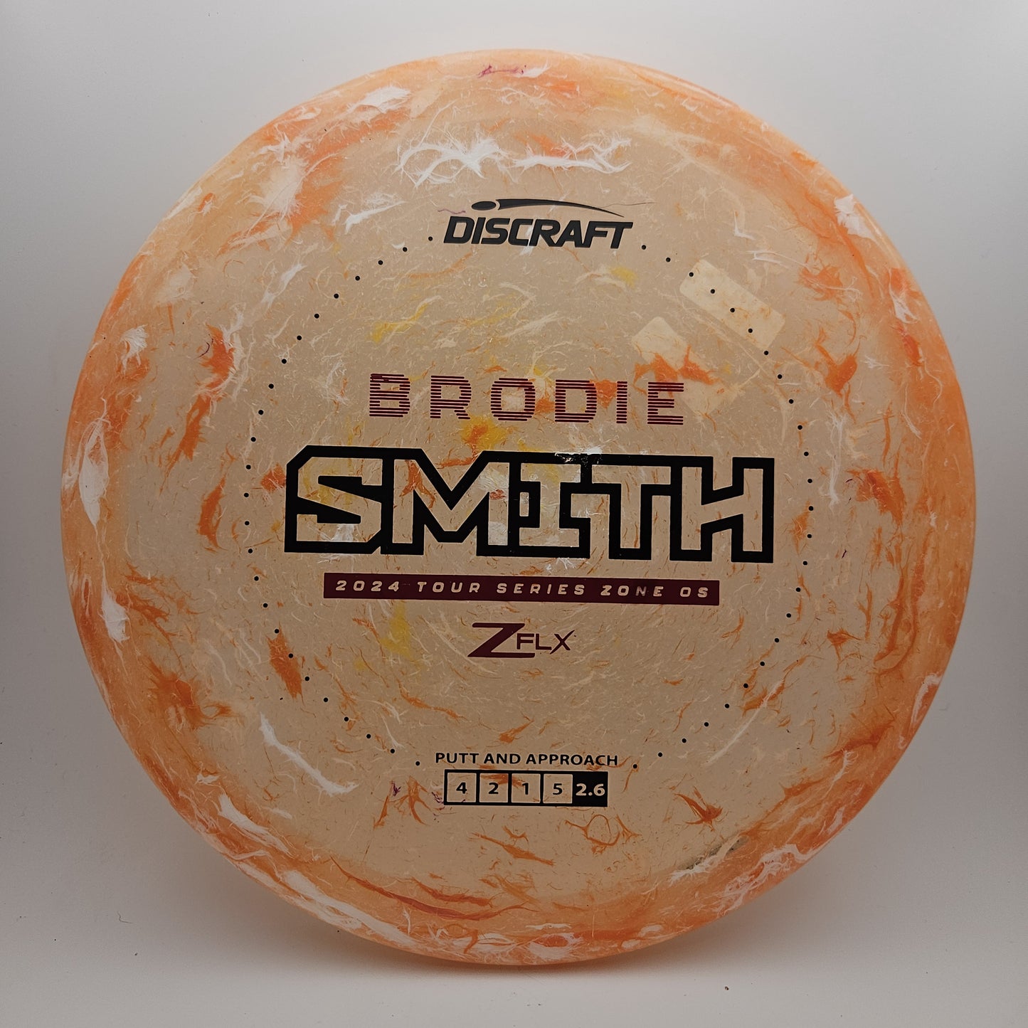 #7214 173-174g Orange, Brodie Smith Tour Series Jawbreaker Z Flx Zone OS