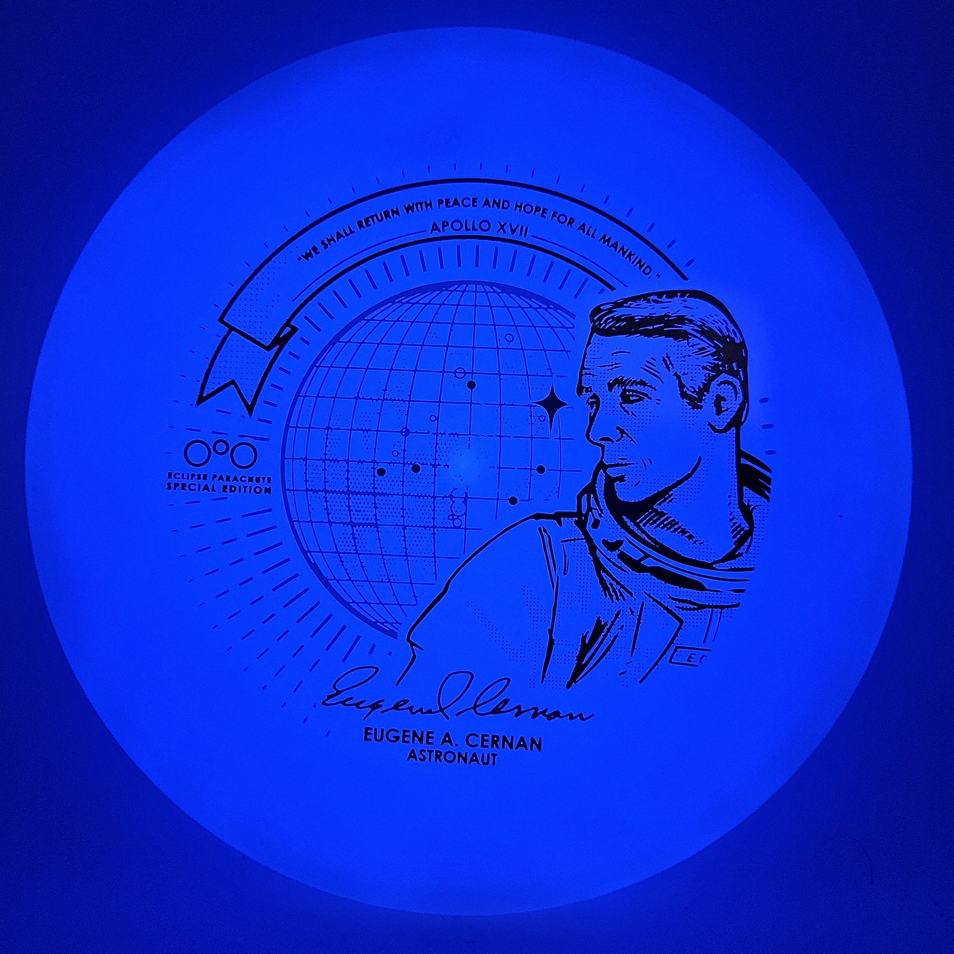 #9760 152g Purple Glow, Gyropalooza 2024 Eclipse Parachute