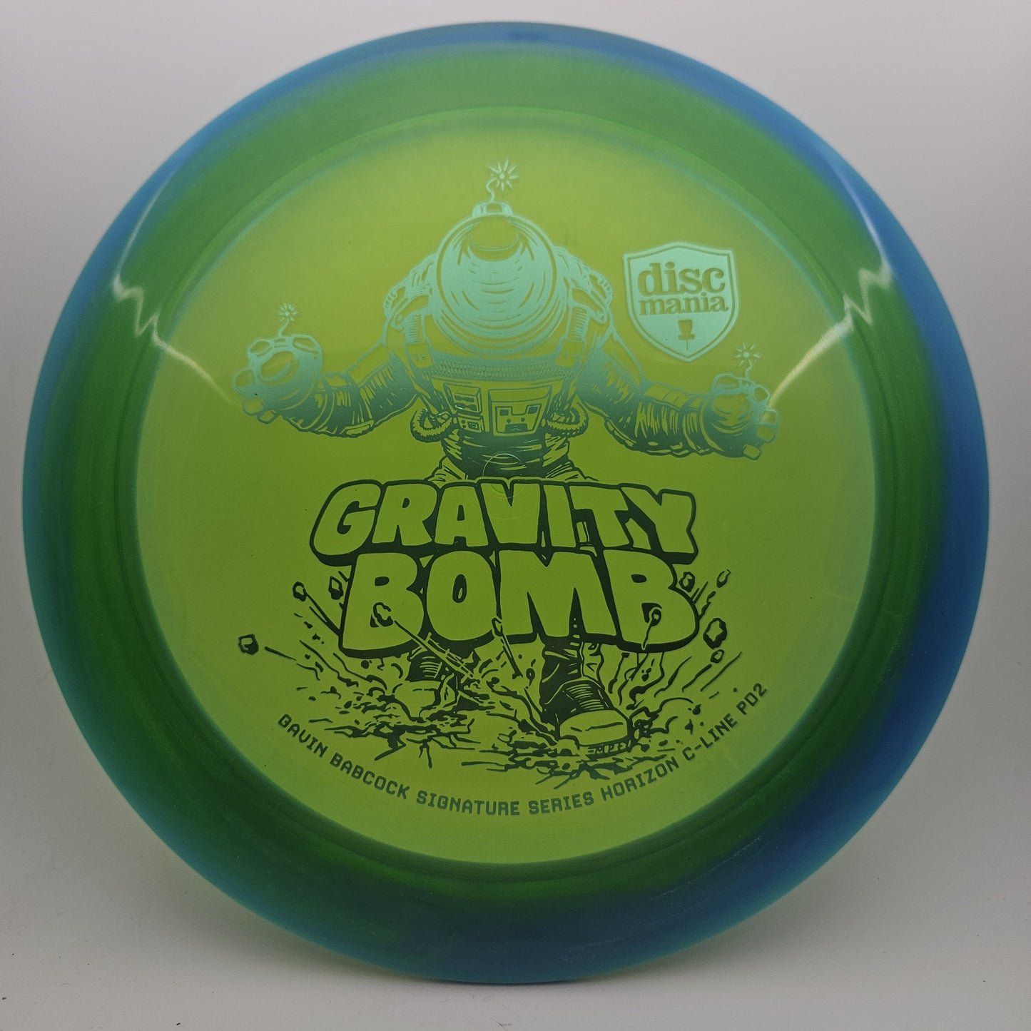 #9196 174g Green / Blue, Gavin Babcock Signature PD2 Horizon C-Line Gravity Bomb