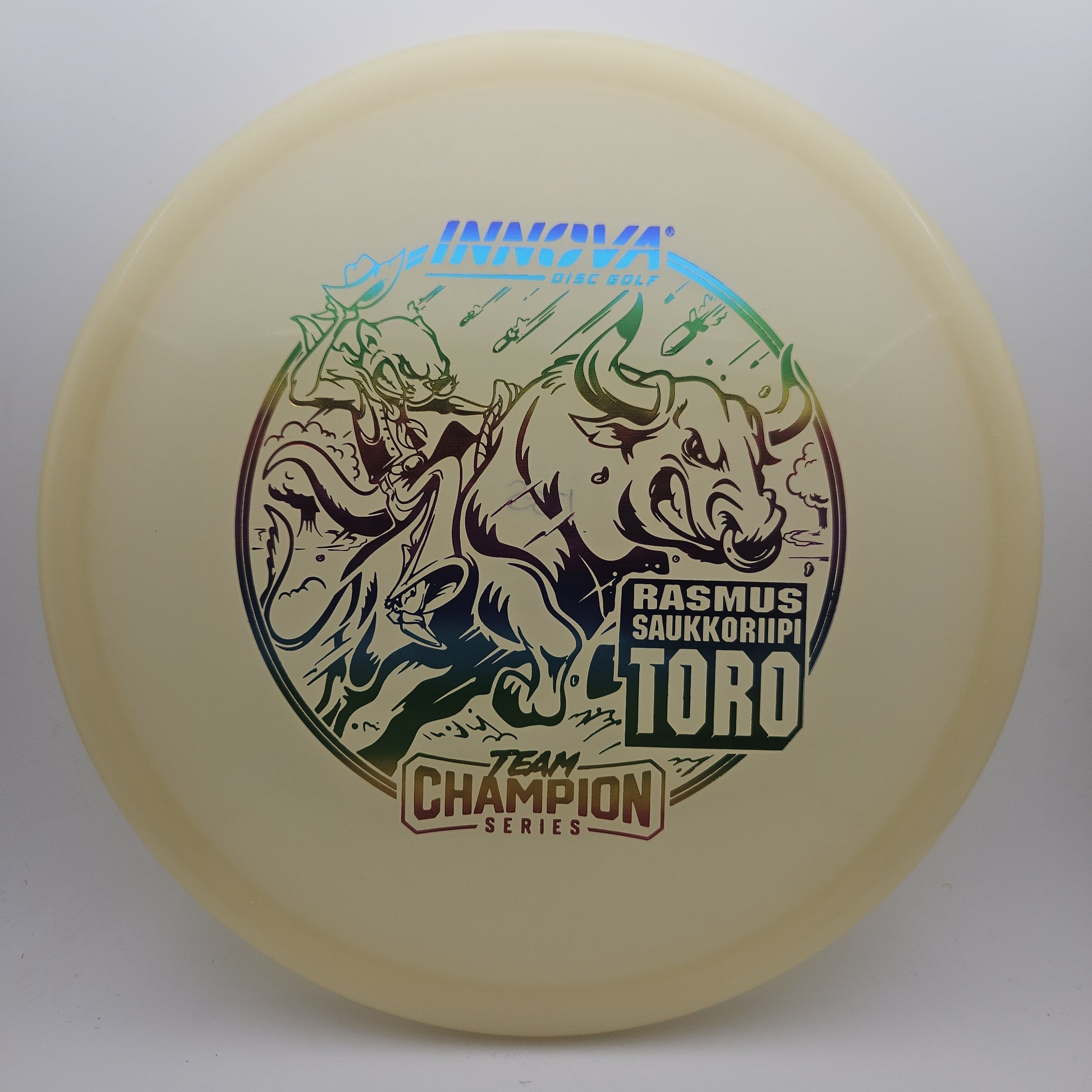 #10486 173-175g Glow, Rasmus Saukkoriipi Team Series Proto Glow Champion Toro