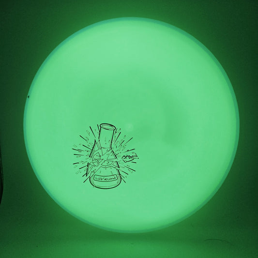 #14100 172g Green Plate / Aqua Rim, Lab Second Total Eclipse Envy - Lab Second
