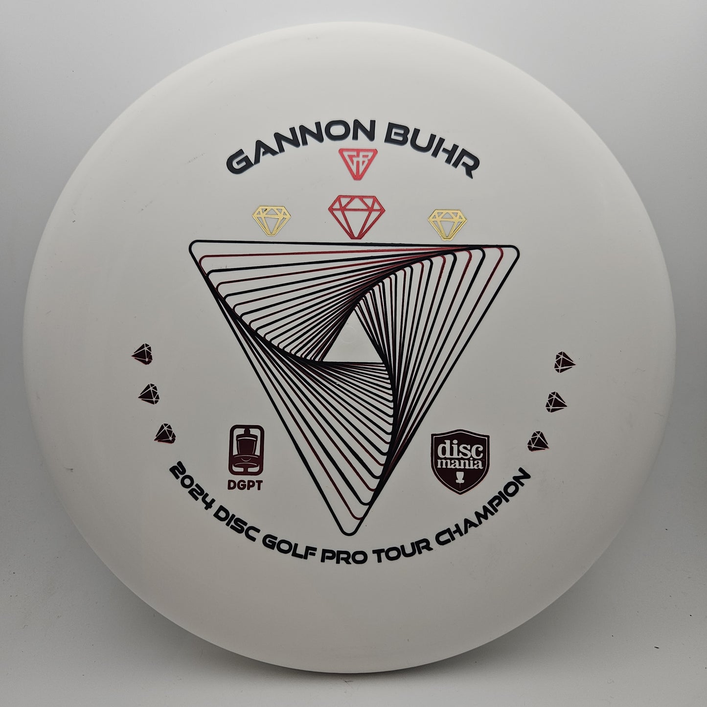 #9708 174g White, Gannon Buhr Triumph Series (DGPTC) Flex 3 D-Line P2x