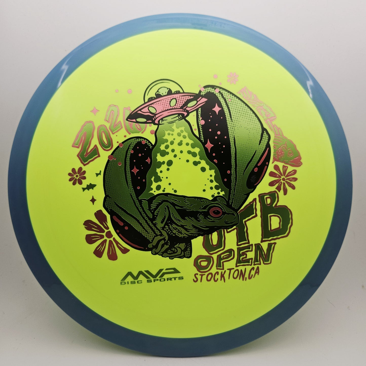 #18495 174g Dayglo / Blue, OTB Open Fission Delirium - OTB Open