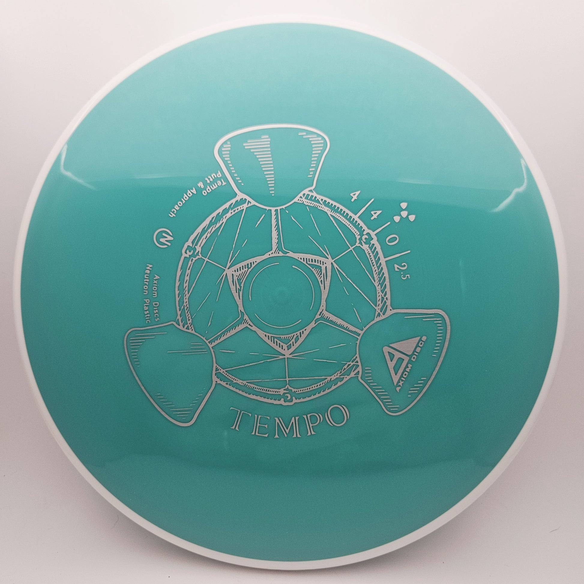 #12952 166g Teal / White Neutron Tempo