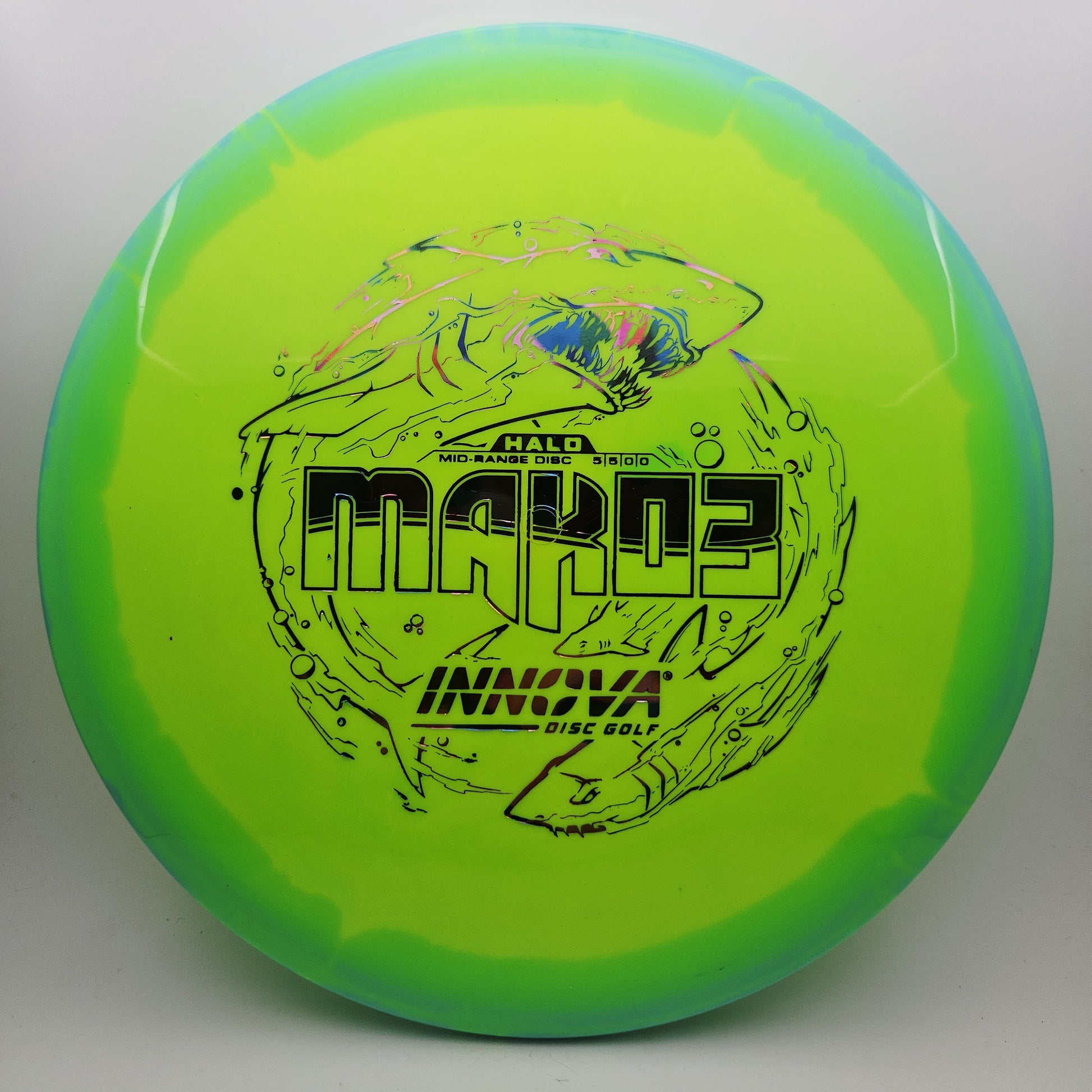#15902 177g Yellow / Green Halo Star Mako3
