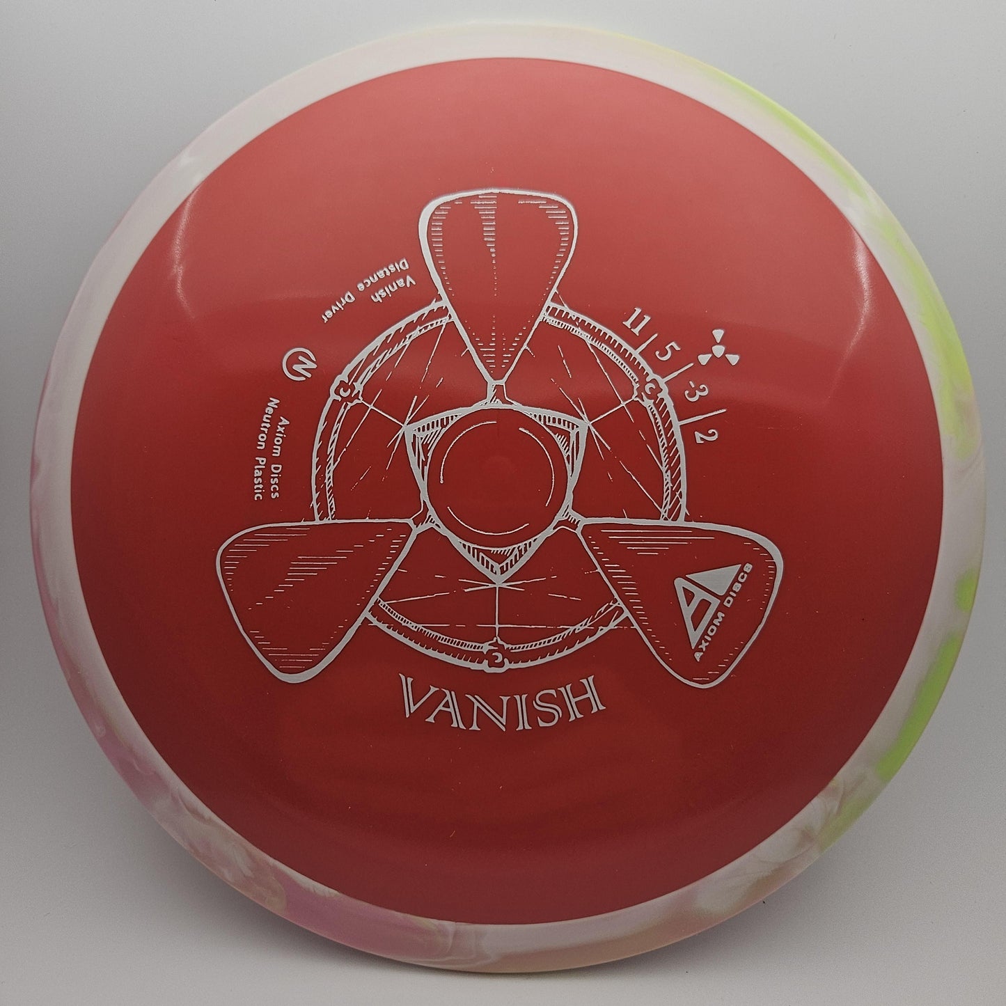 #5299 175g Red / White Swirl Neutron Vanish