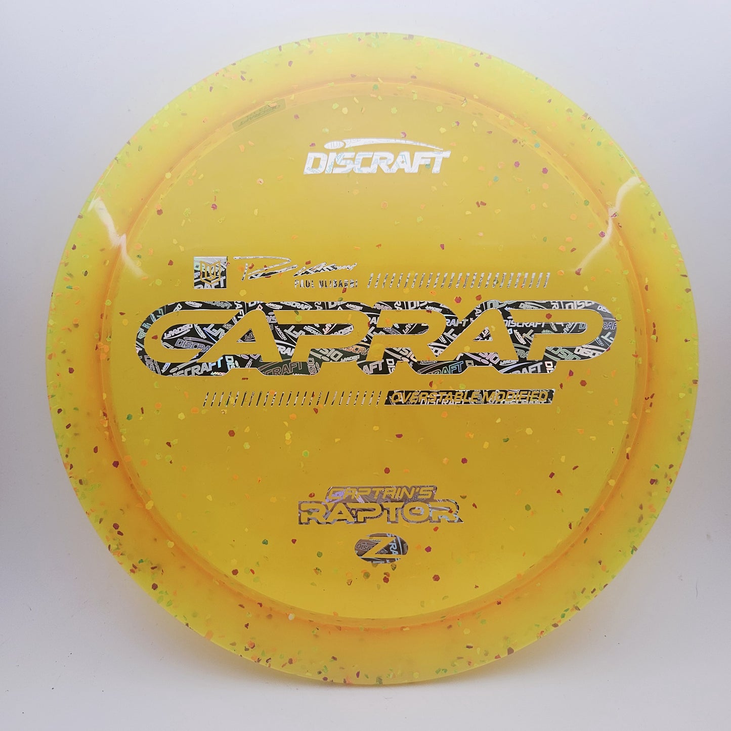 #18190 173-174g Yellow, Paul Ulibarri 2026 Z Confetti Captain's Raptor - Paul Ulibarri 2026