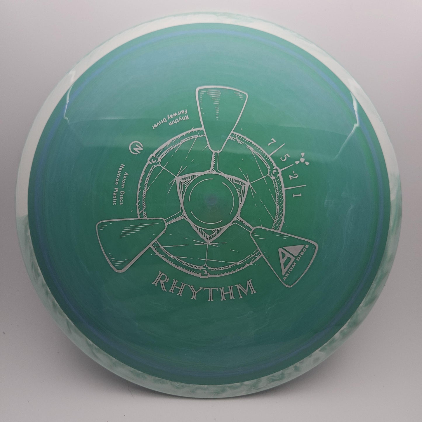 #5168 174g Teal / White Neutron Rhythm