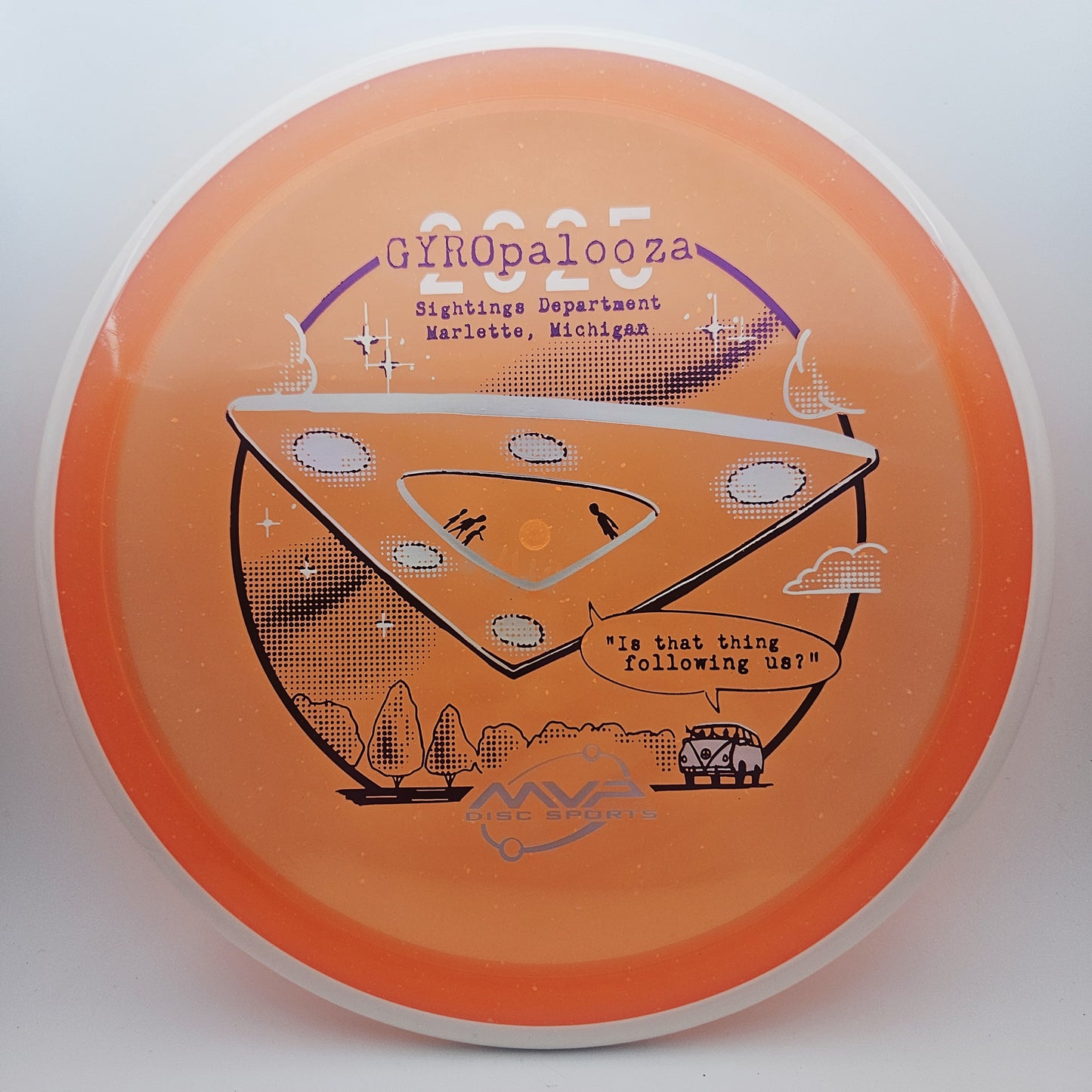 #17421 177g Orange / White, Gyropalooza Particle Proton Pyro - Gyropalooza