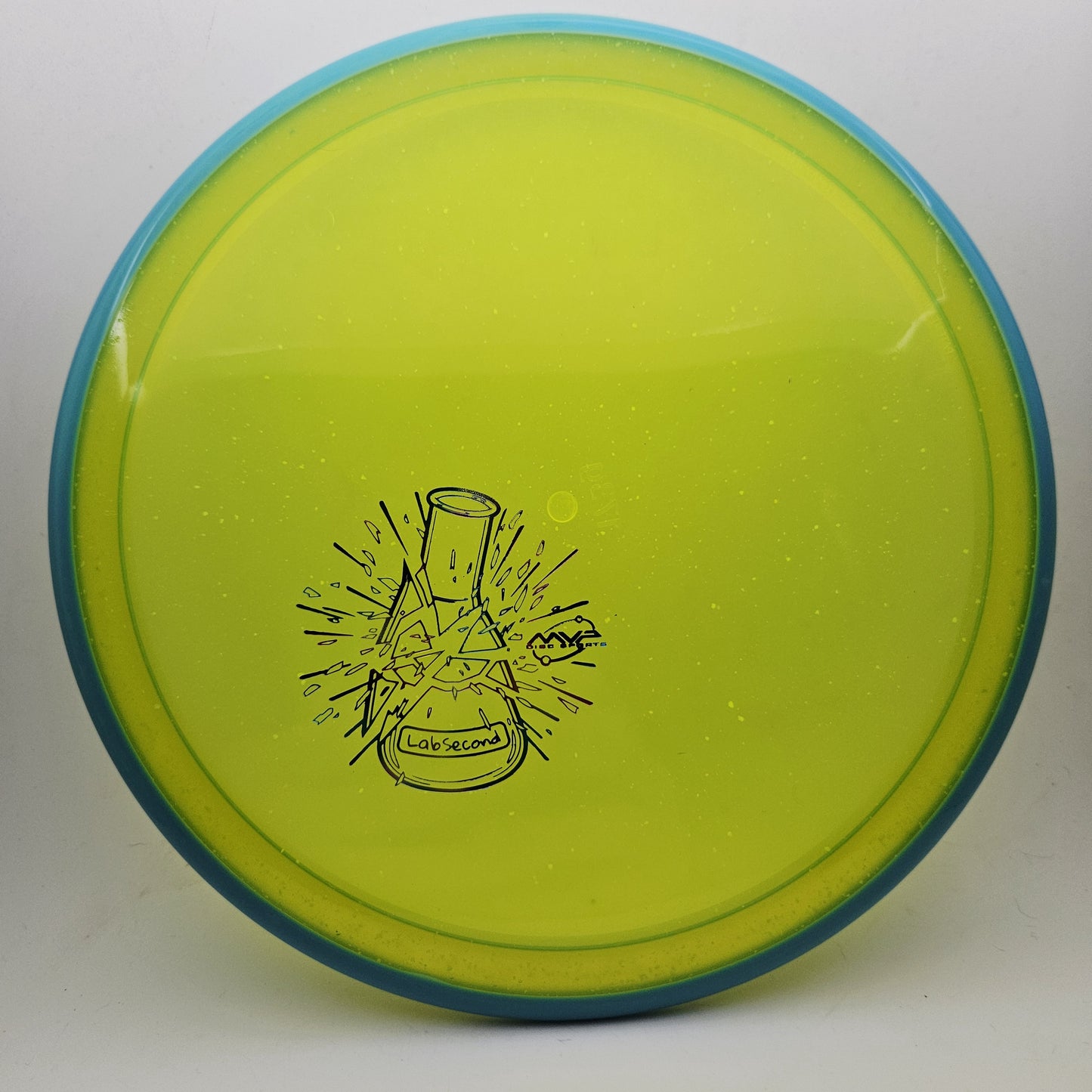 #19456 173g Dayglo / Blue, Lab Second Particle Proton Pyro - Lab Second