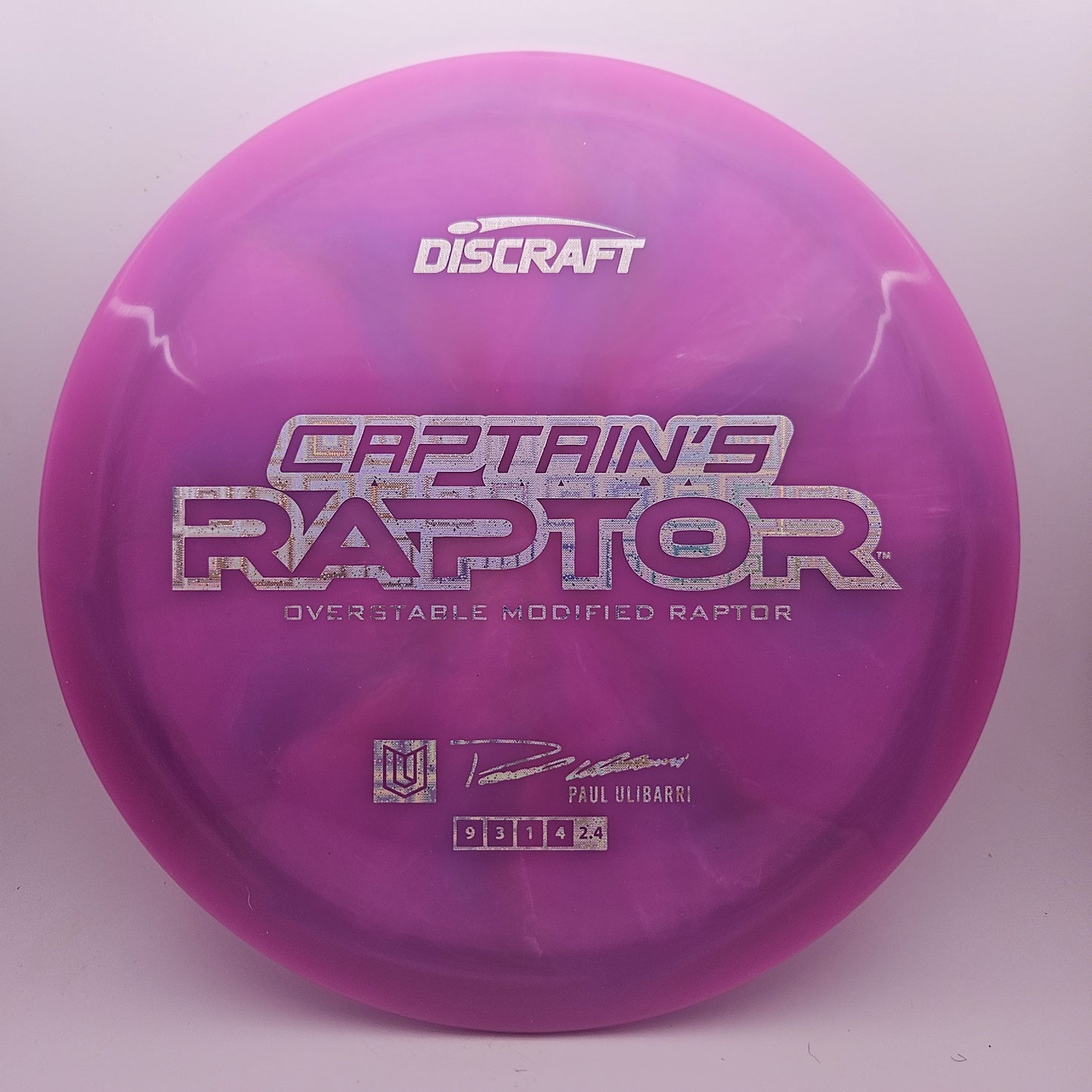 #11949 173-174g Pink, Paul Ulibarri Z Swirl Captain's Raptor