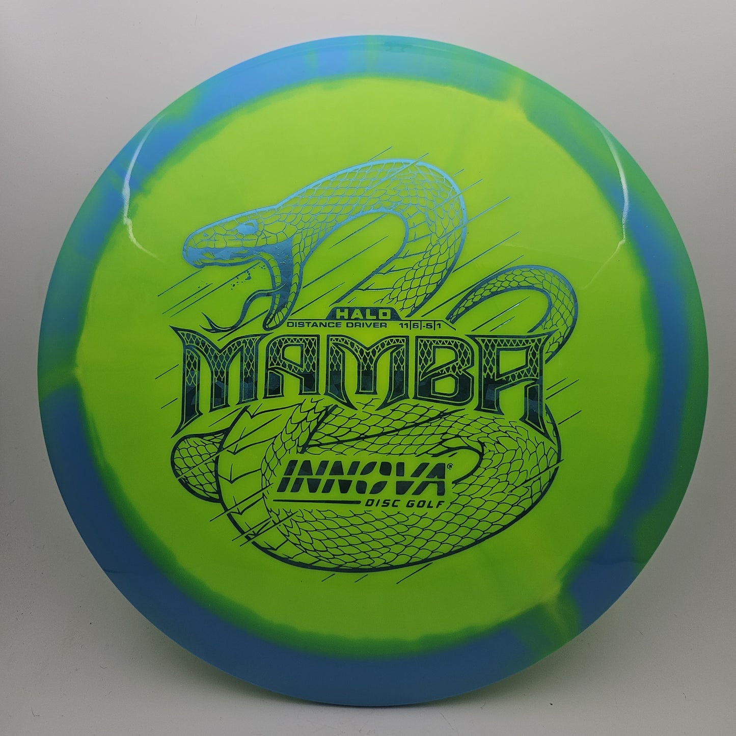 #9447 162g Green / Blue Halo Star Mamba