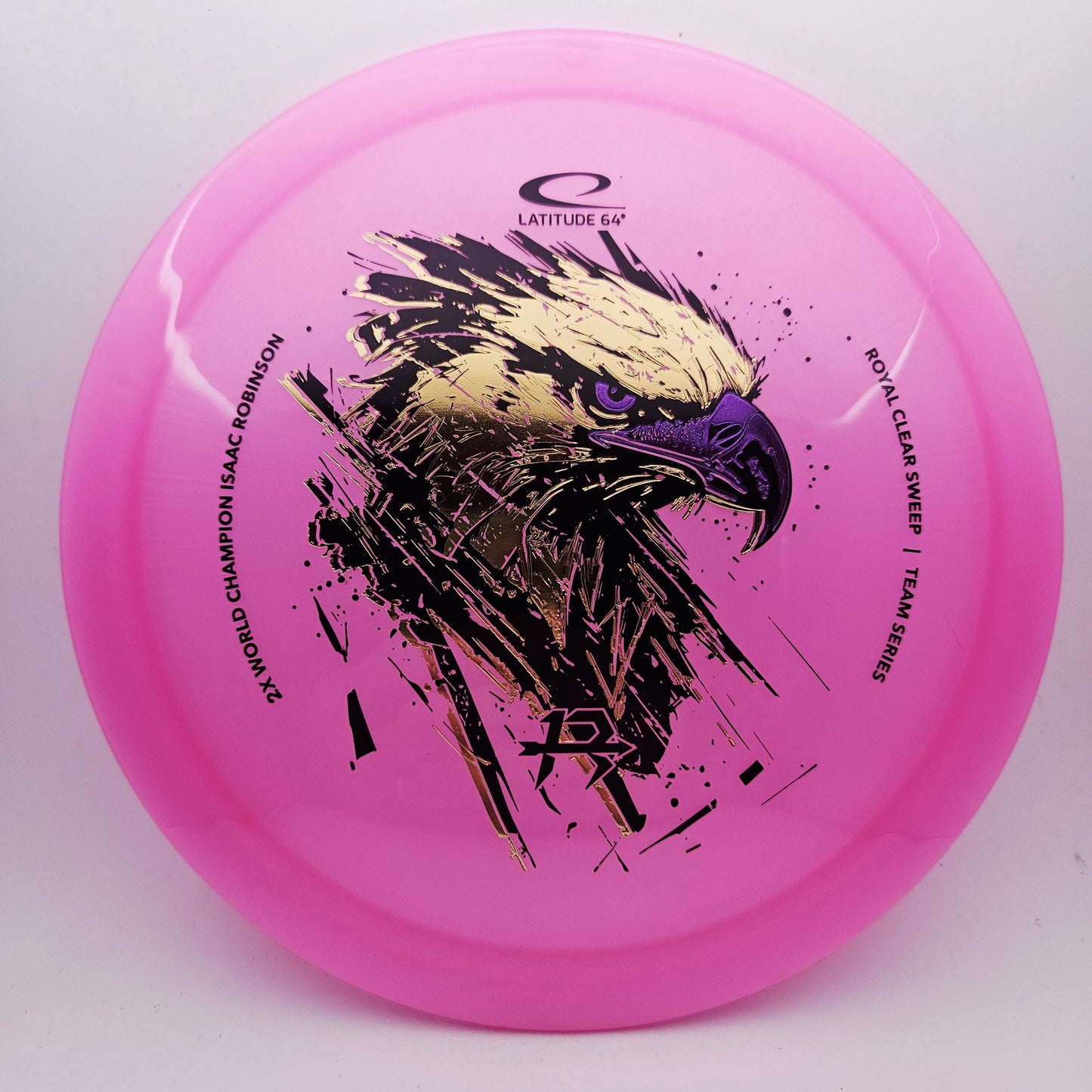 #18563 175g Pink, Isaac Robinson Team Series Royal Clear Sweep - Isaac Robinson Team Series