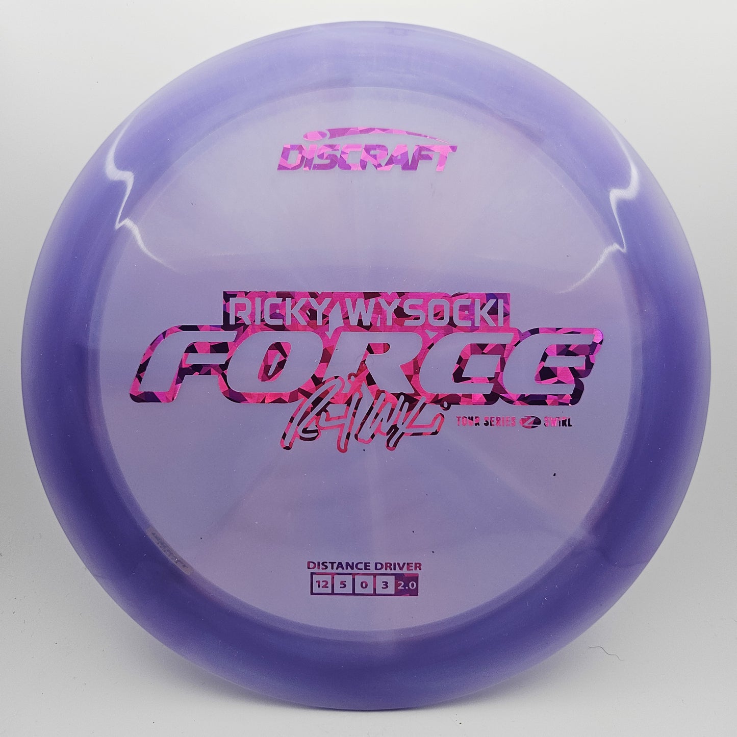 #13129 173-174g Purple, Ricky Wysocki Tour Series 2025 Z Swirl Force