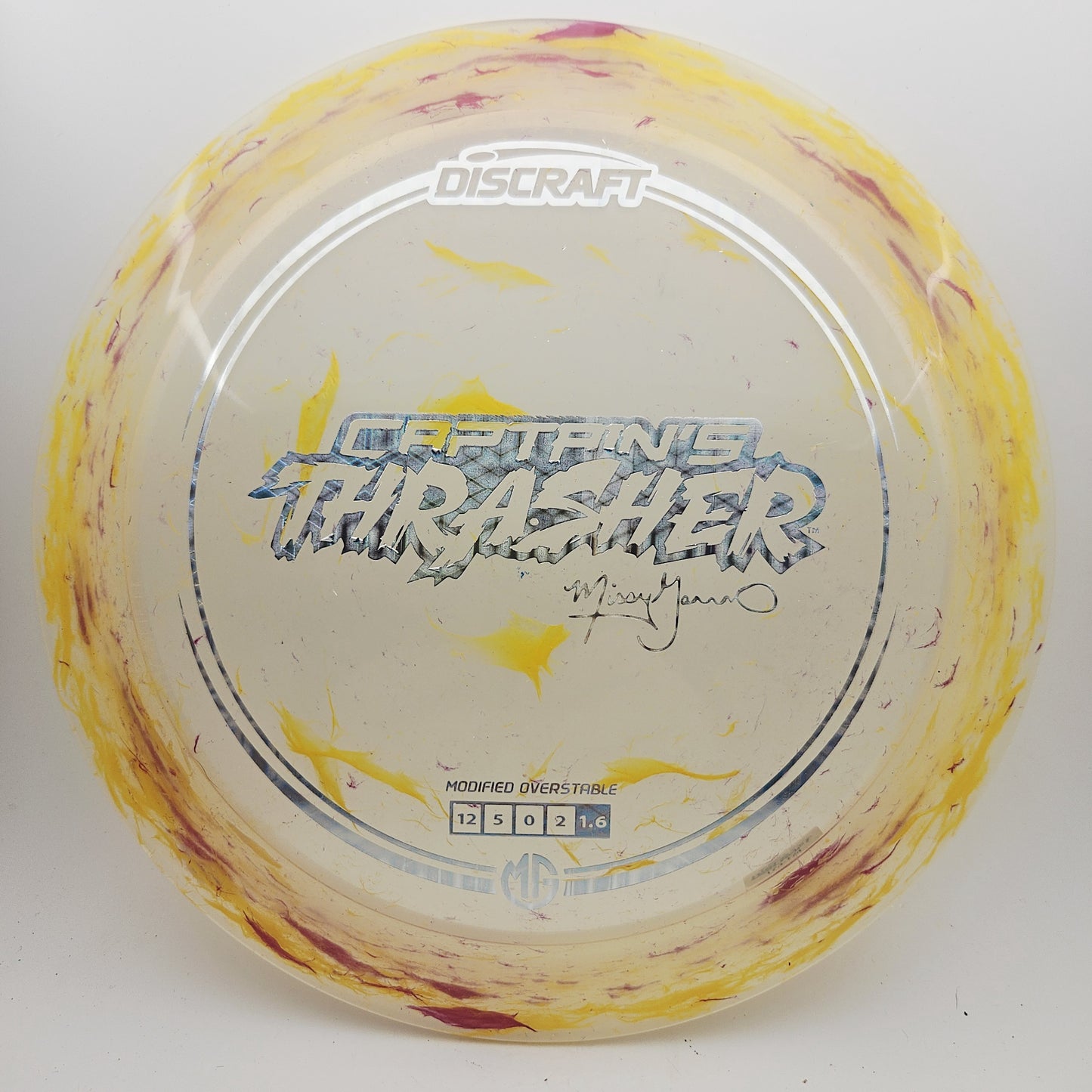 #16228 173-174g Yellow, Missy Gannon Z Jawbreaker Captain's Thrasher