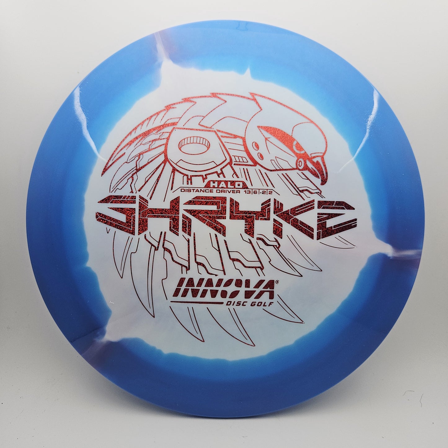 #15243 167g White / Blue Halo Star Shryke