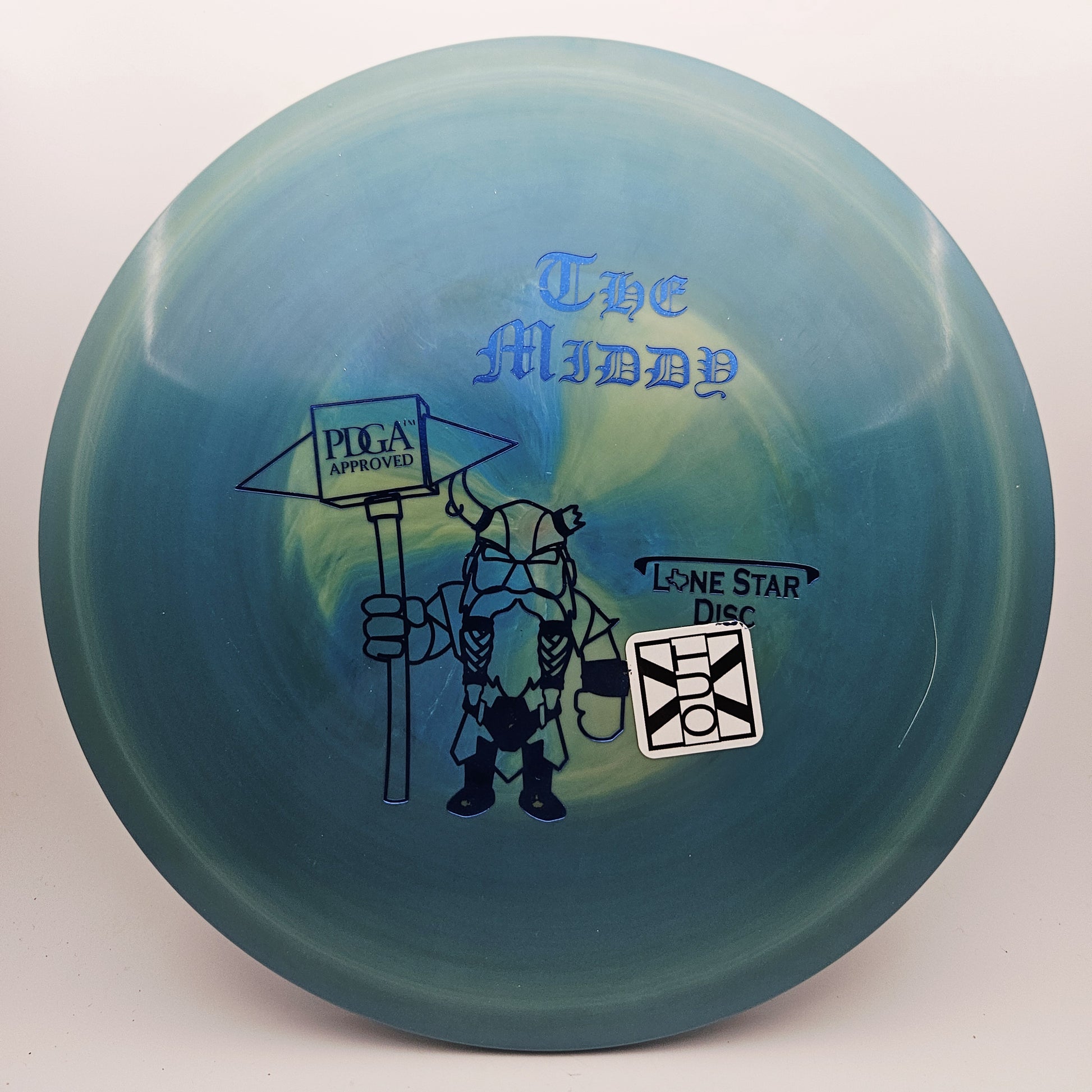 #14213 175g Green, X-Out Alpha Middy