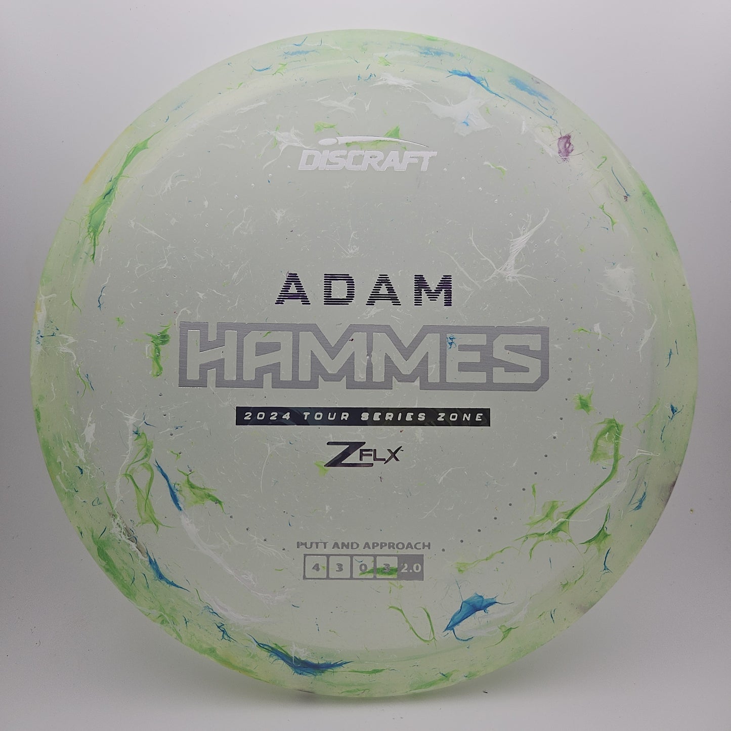 #7693 173-174g Green, Adam Hammes Tour Series Jawbreaker Z Flx Zone