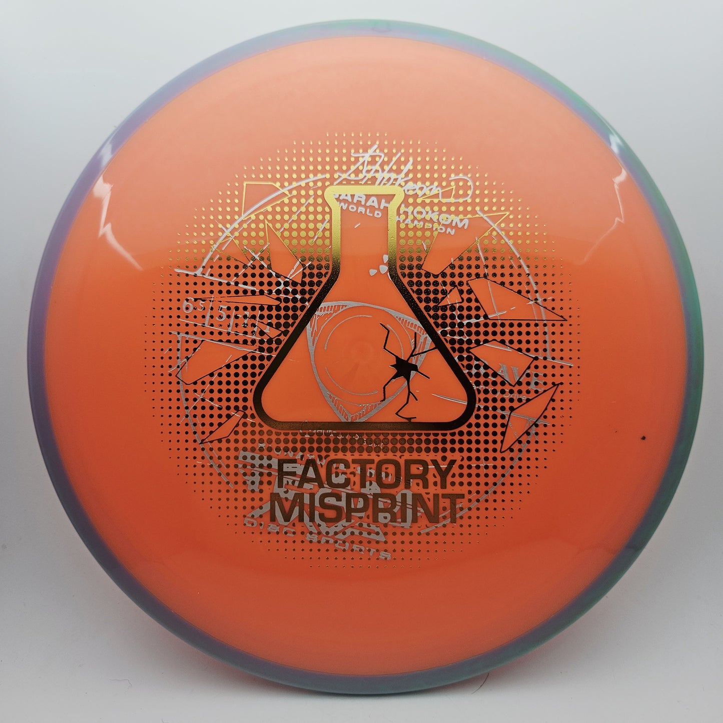 #13534 163g Orange / Purple, Misprint Neutron Crave - Misprint