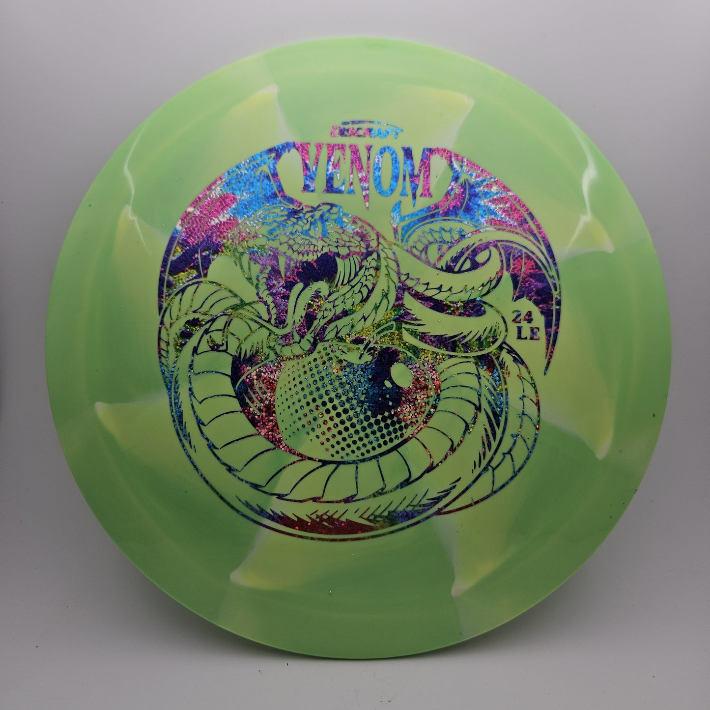 #6457 173-174g Green, Ledgestone 2024 ESP Swirl Venom - Ledgestone 2024