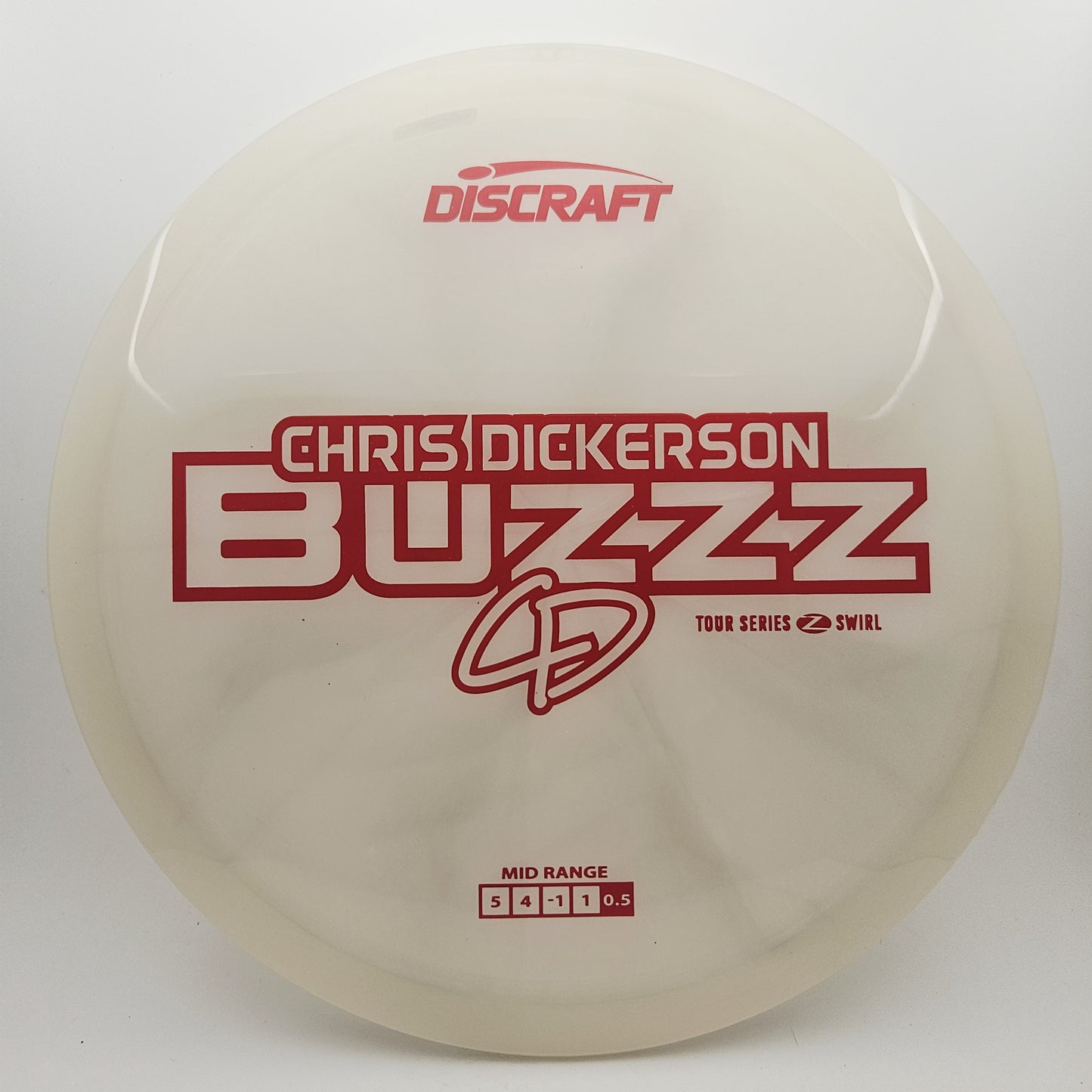 #12840 175-176g White, Chris Dickerson Tour Series 2025 Z Swirl Buzzz